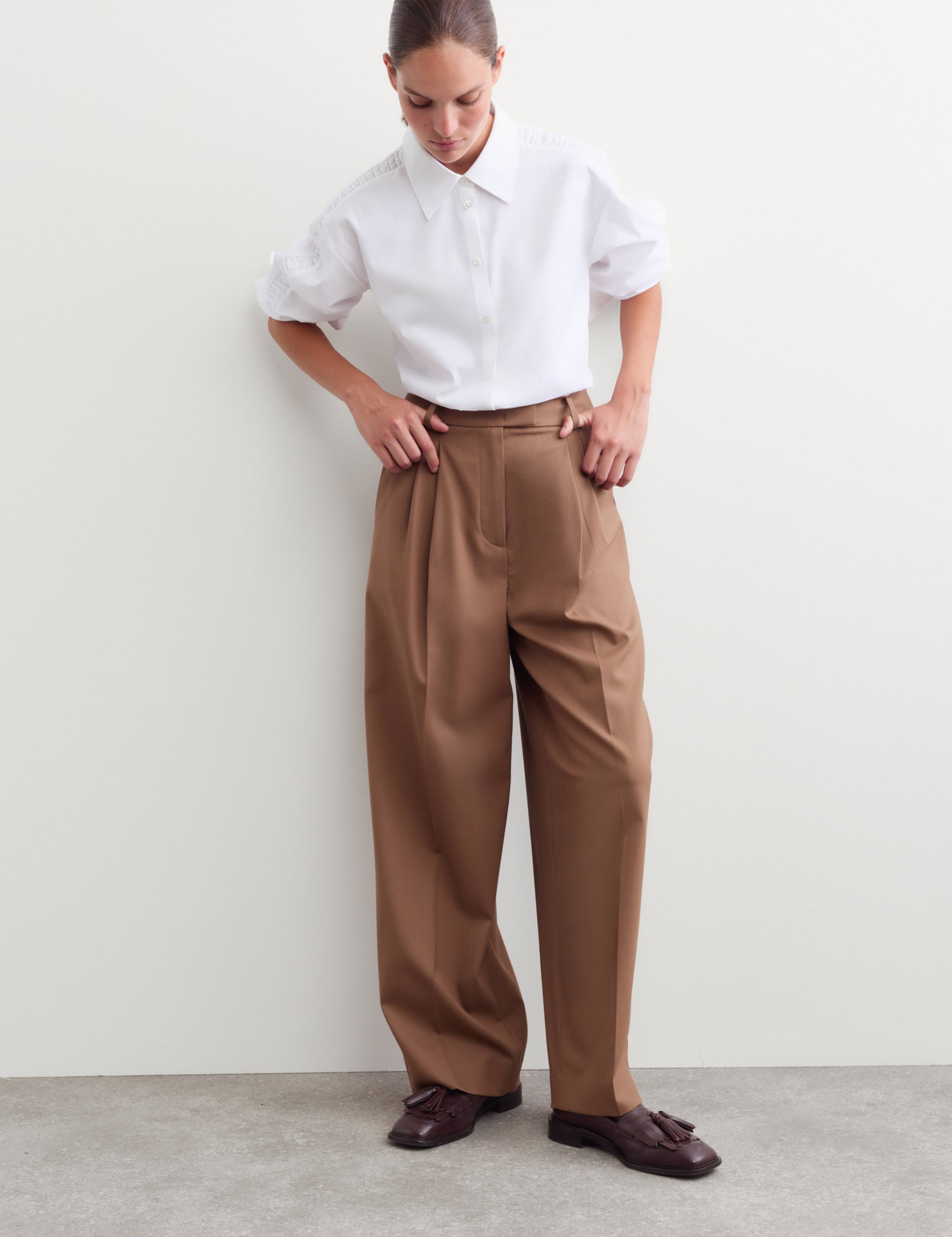 Pure Cotton Ruffle Detail Relaxed Shirt 5 of 7