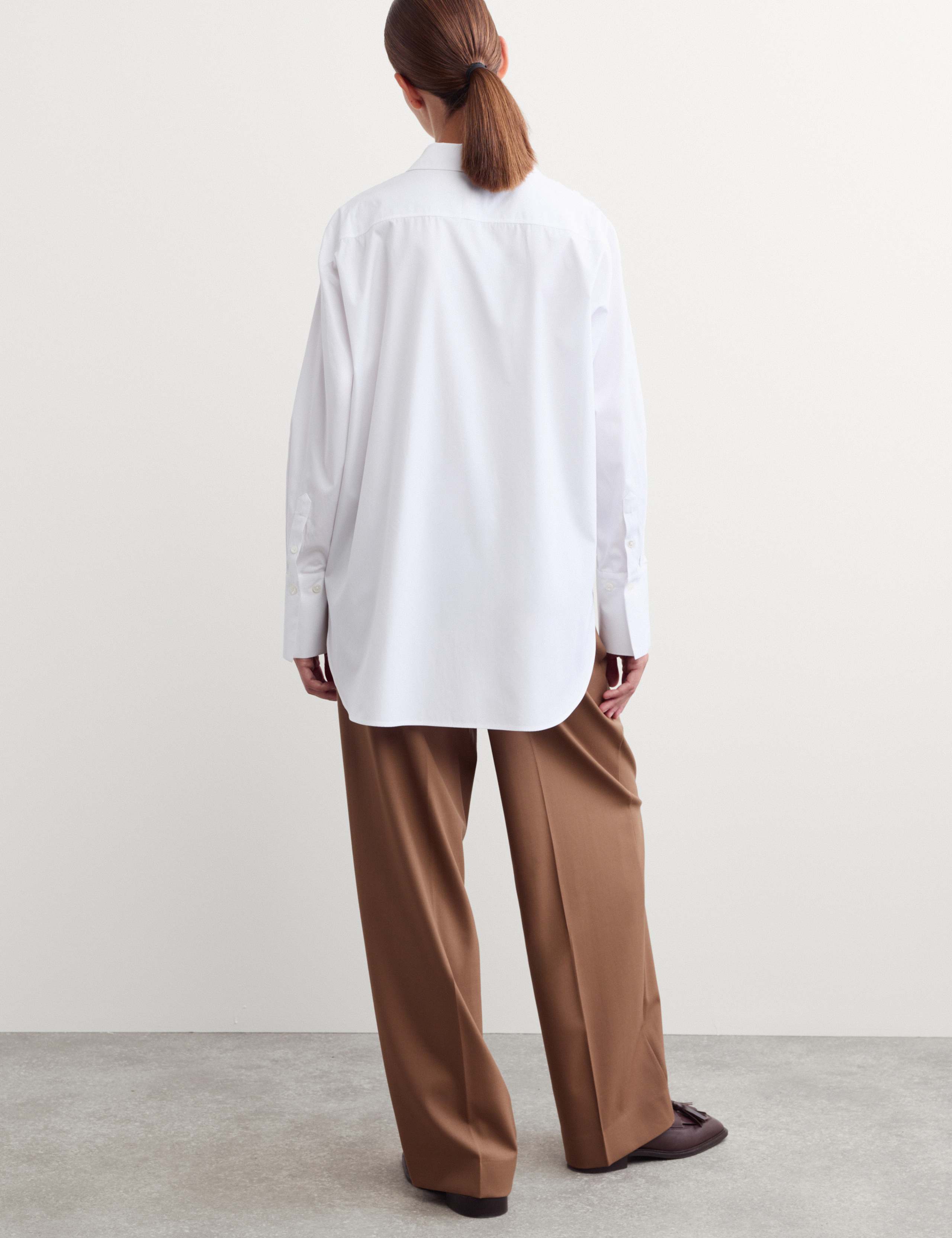 Pure Cotton Ruffle Detail Relaxed Shirt 7 of 7