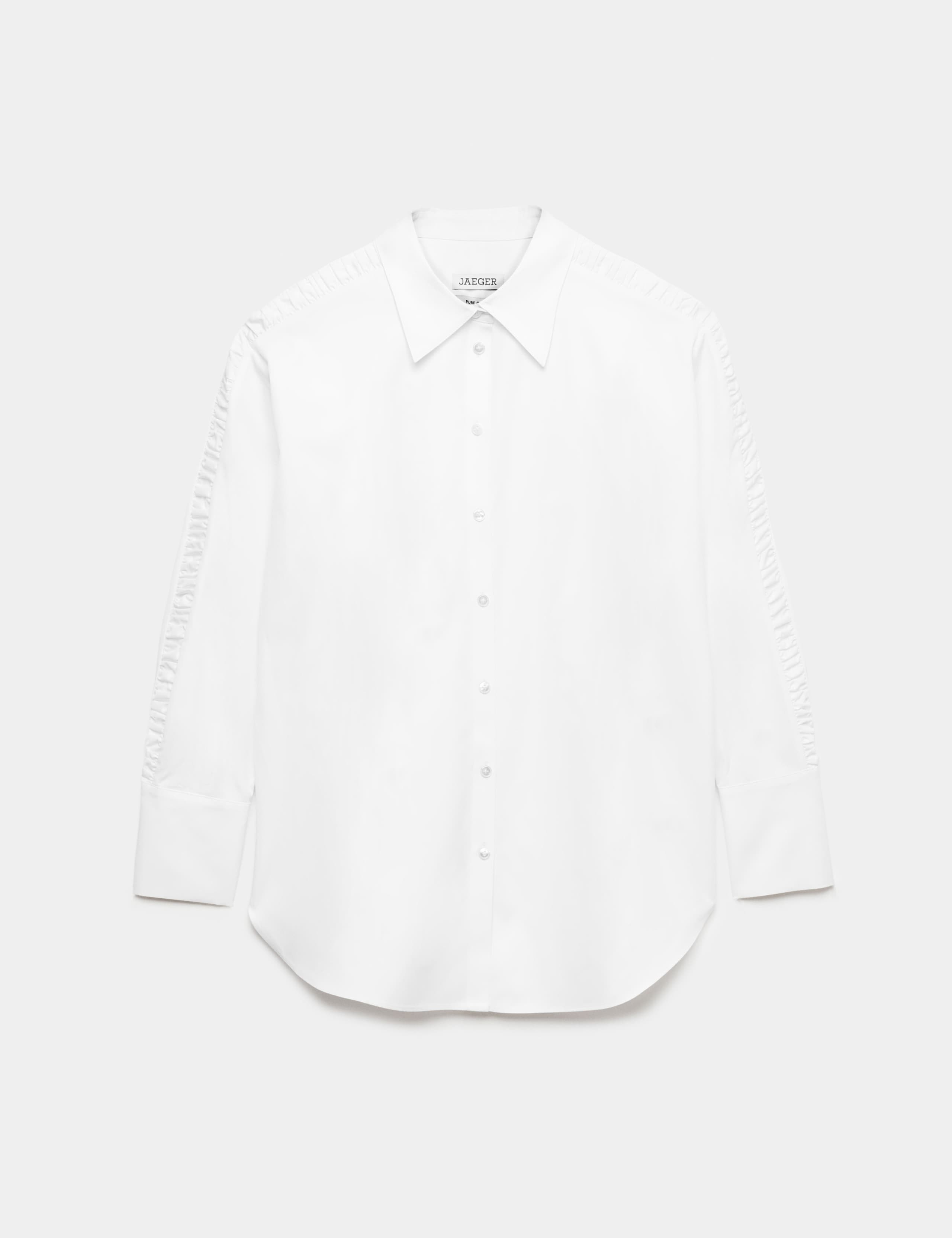 Pure Cotton Ruffle Detail Relaxed Shirt 1 of 1