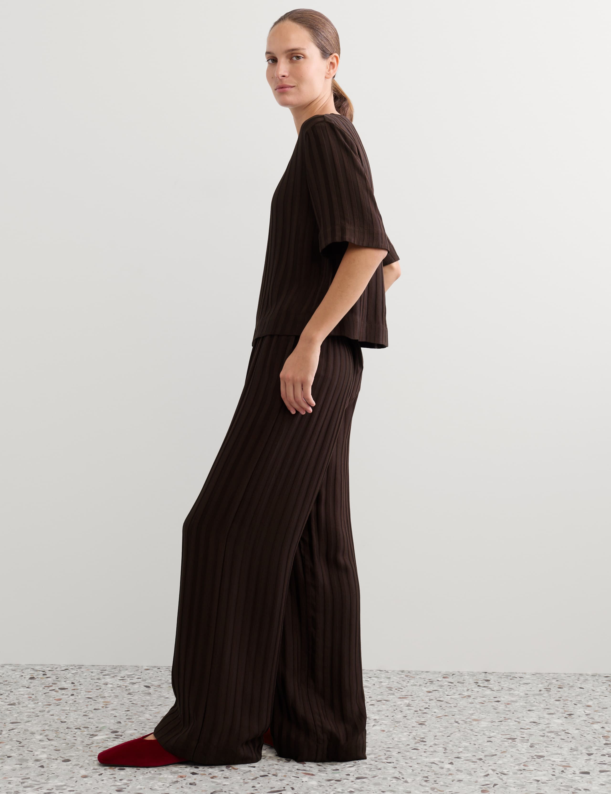 Textured Striped T-Shirt 5 of 7