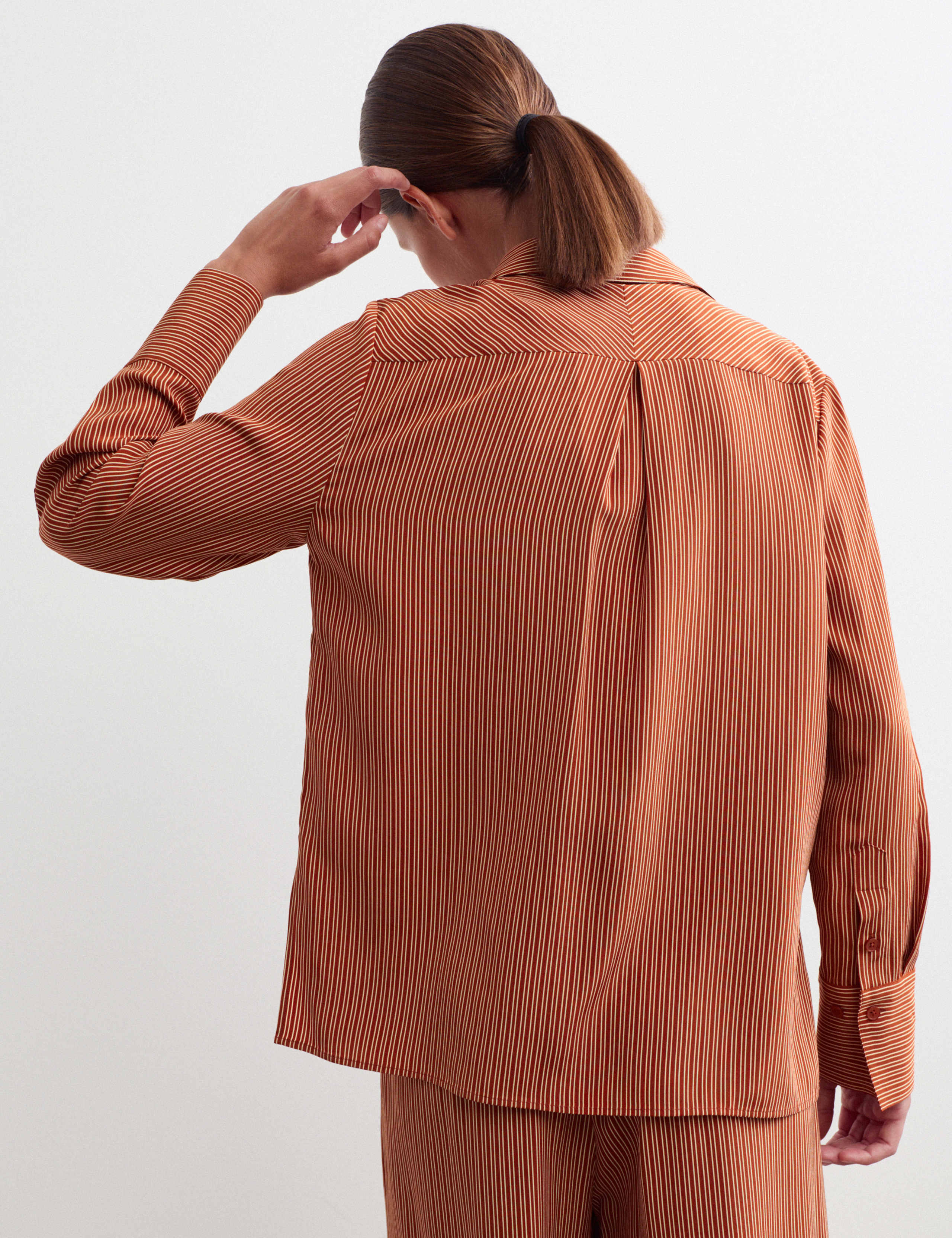 Pure Silk Striped Shirt 5 of 7