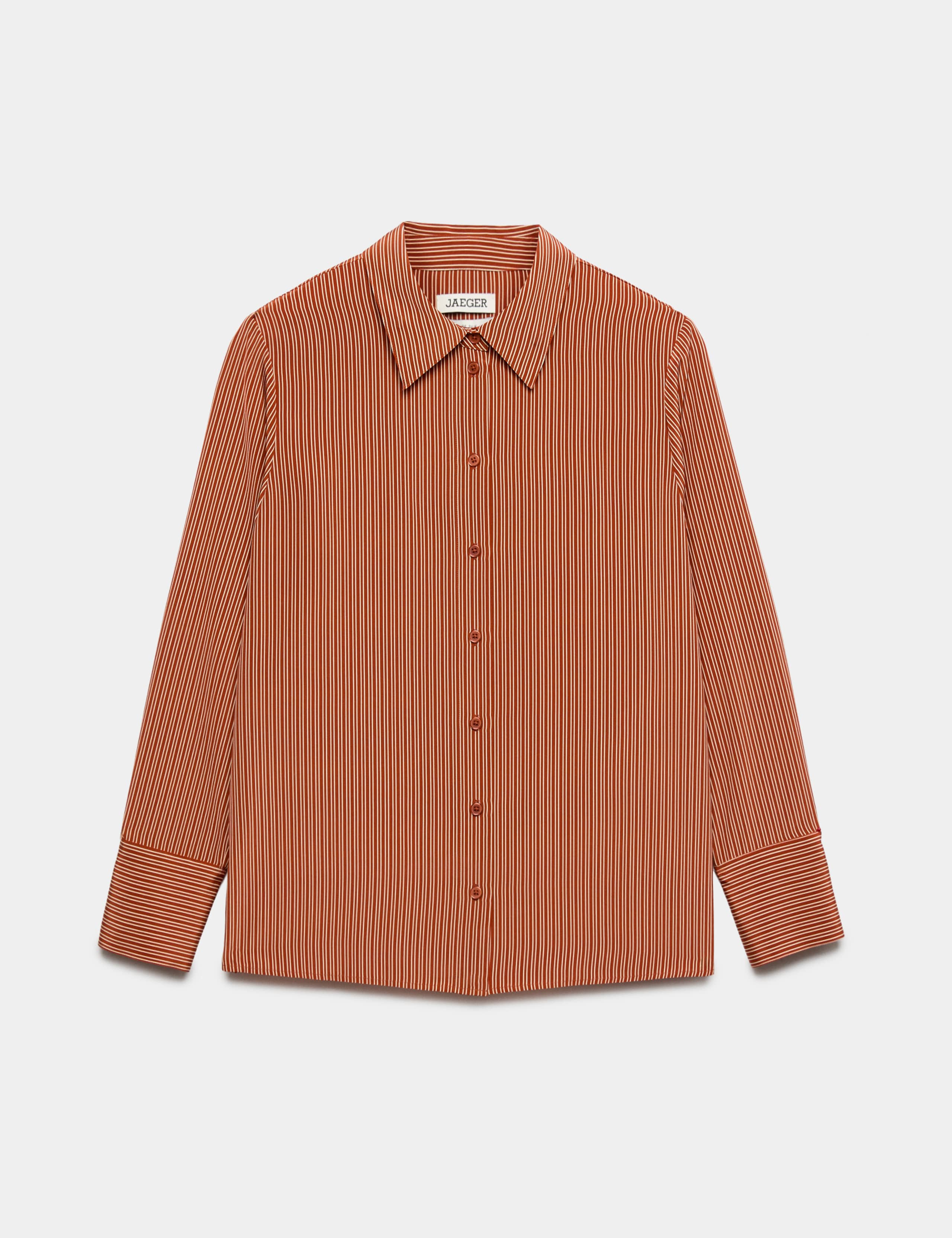 Pure Silk Striped Shirt 2 of 7