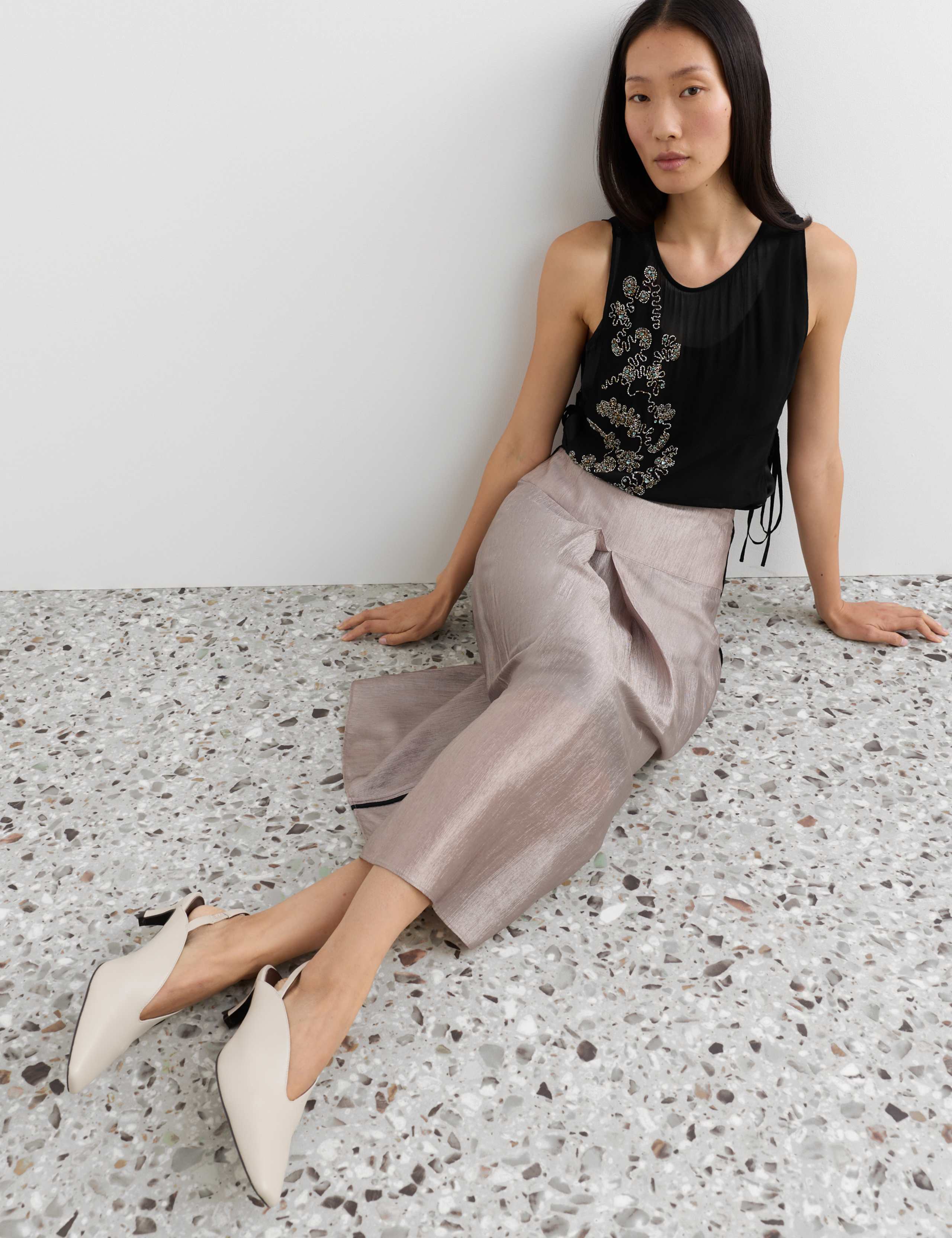 Sheer Embellished Tabard with Cami 7 of 7
