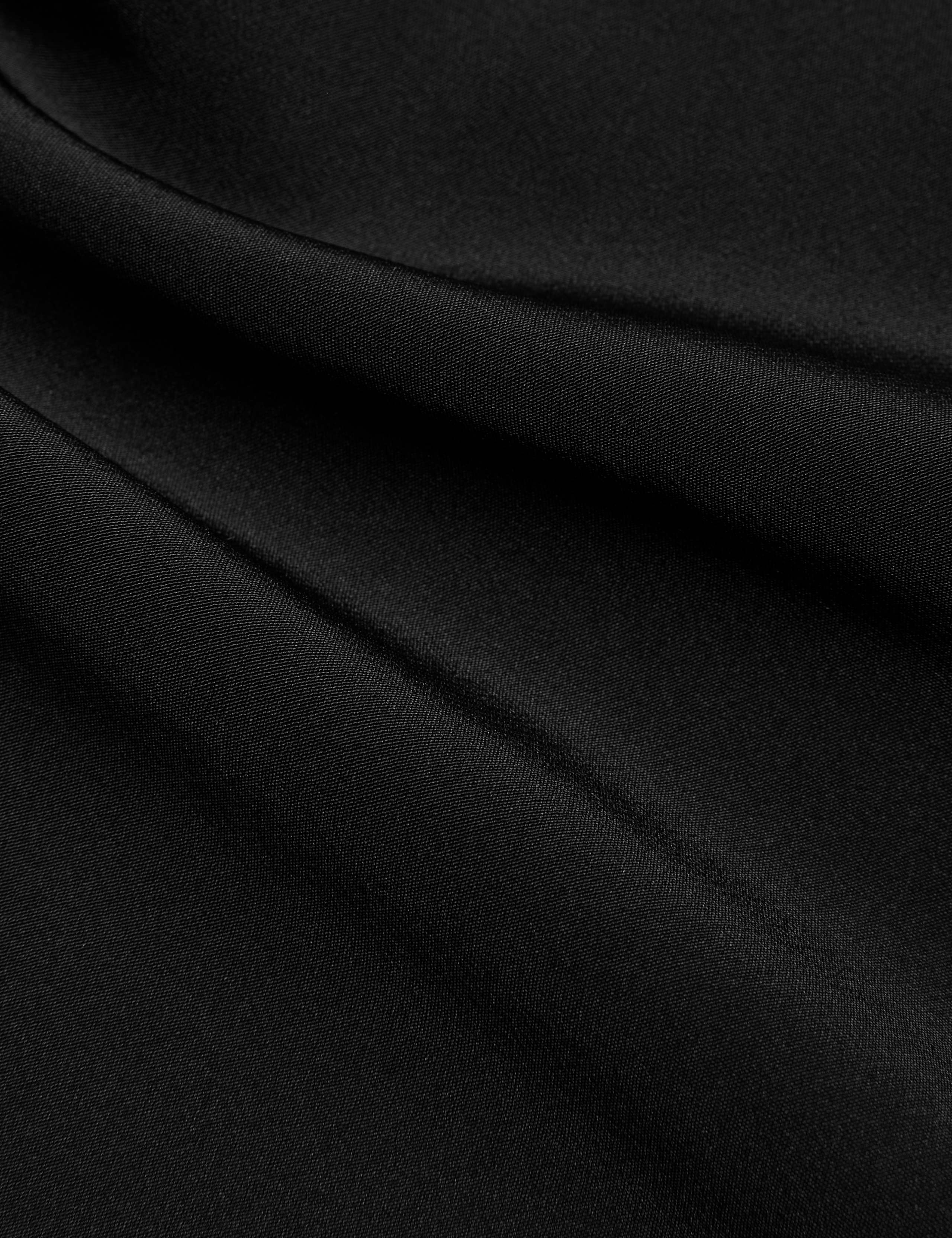Pure Silk Gathered Neck Button Through Top 2 of 2