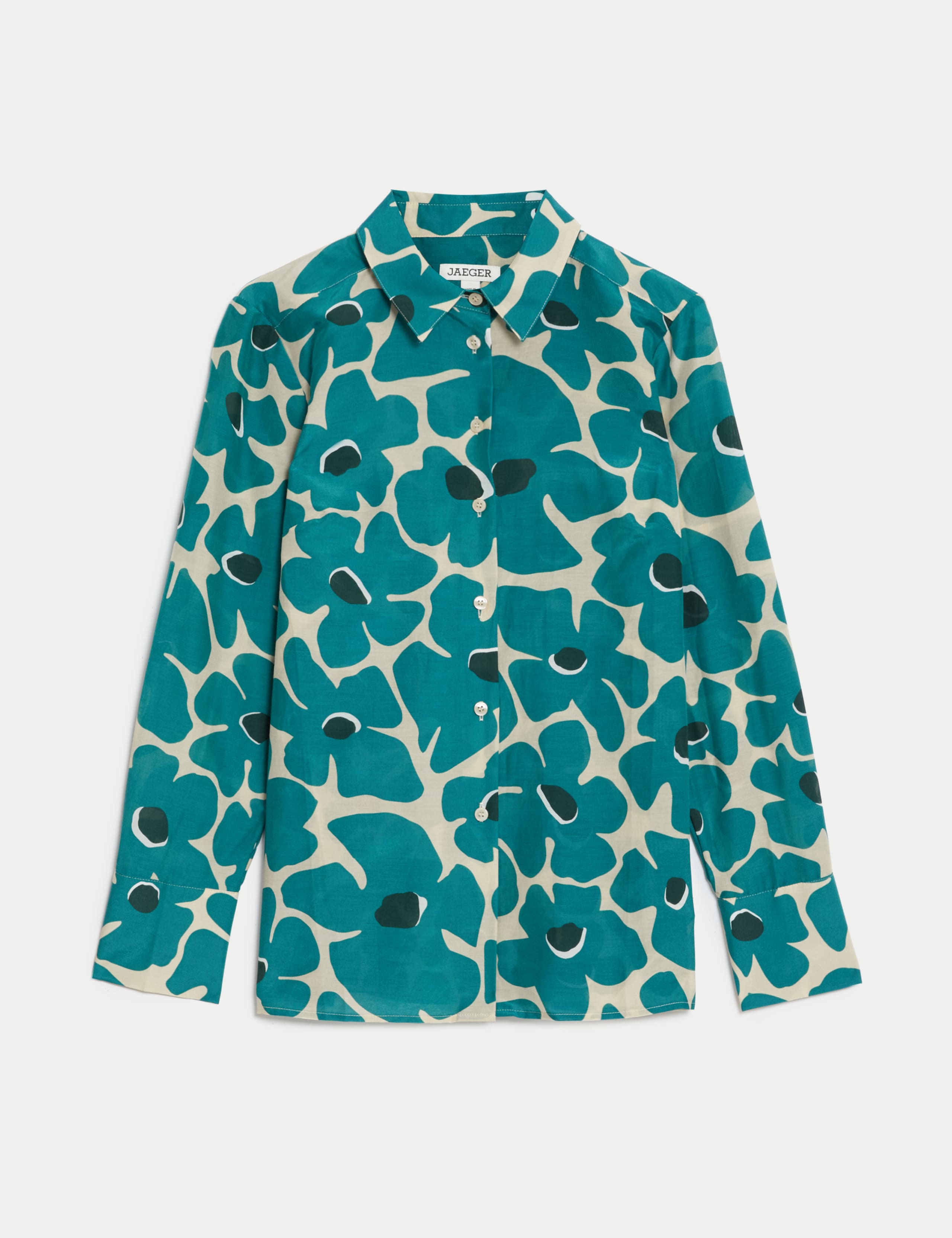 Silk Blend Floral Shirt 2 of 5