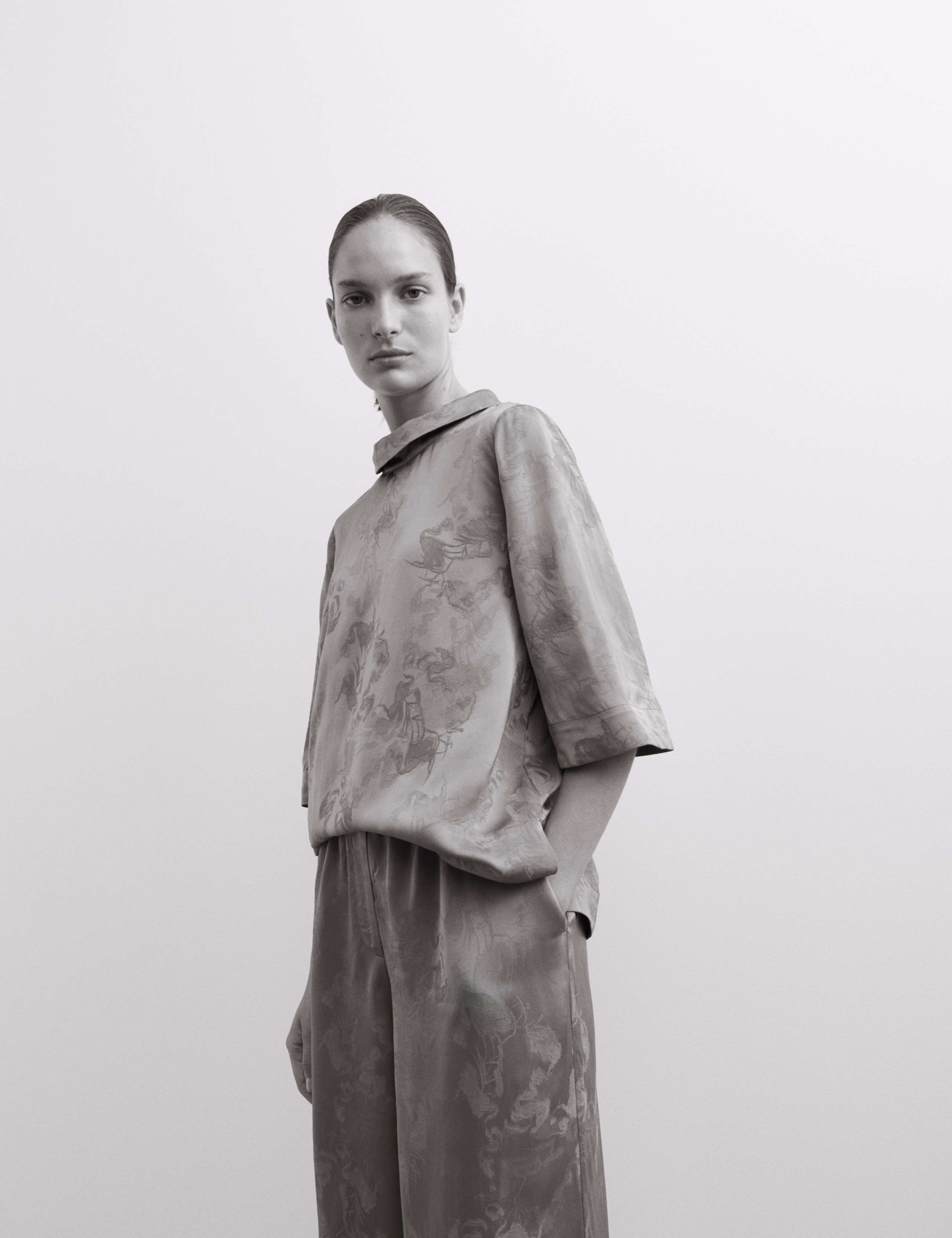 Jacquard Cap Sleeve Top 5 of 6