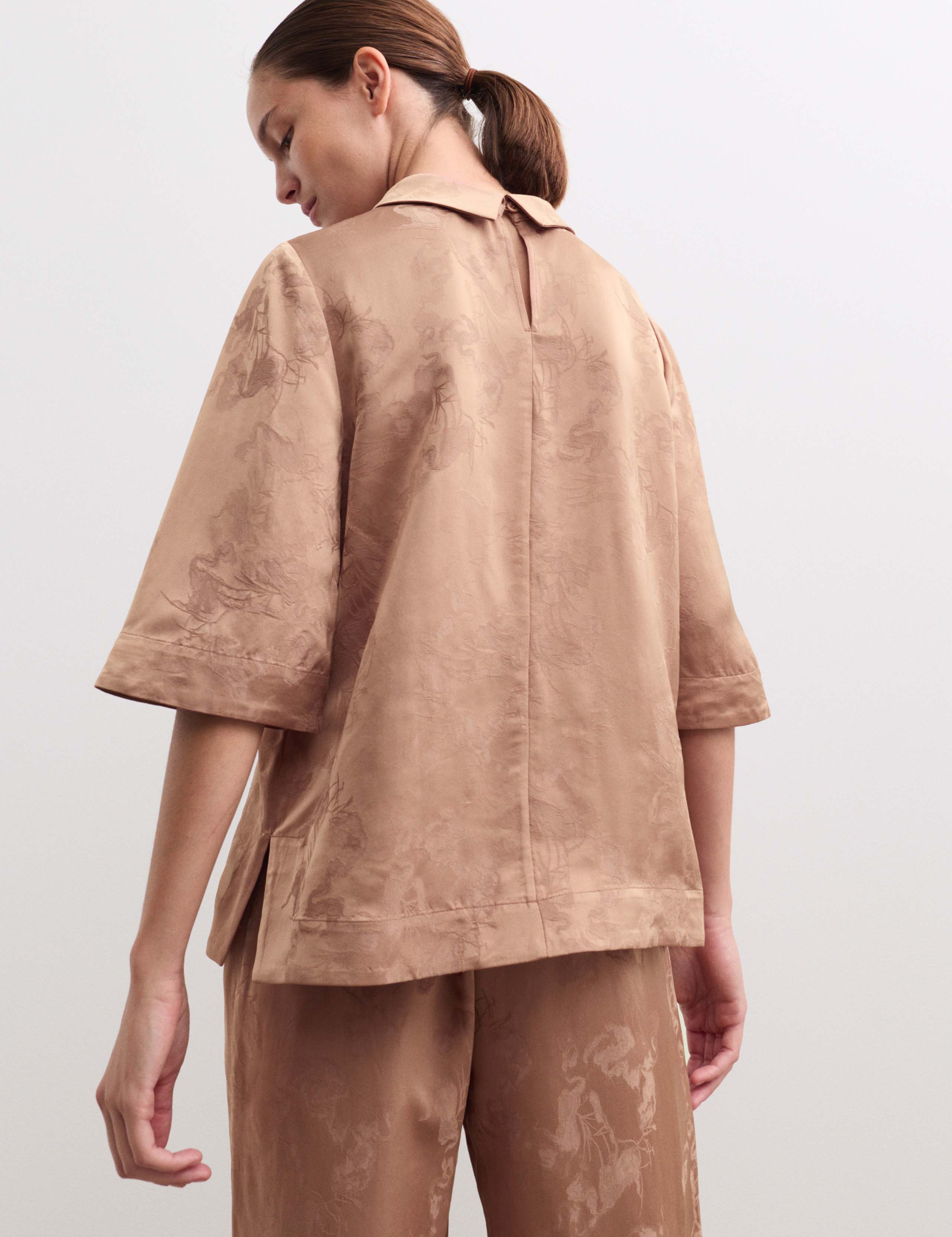 Jacquard Cap Sleeve Top 6 of 6