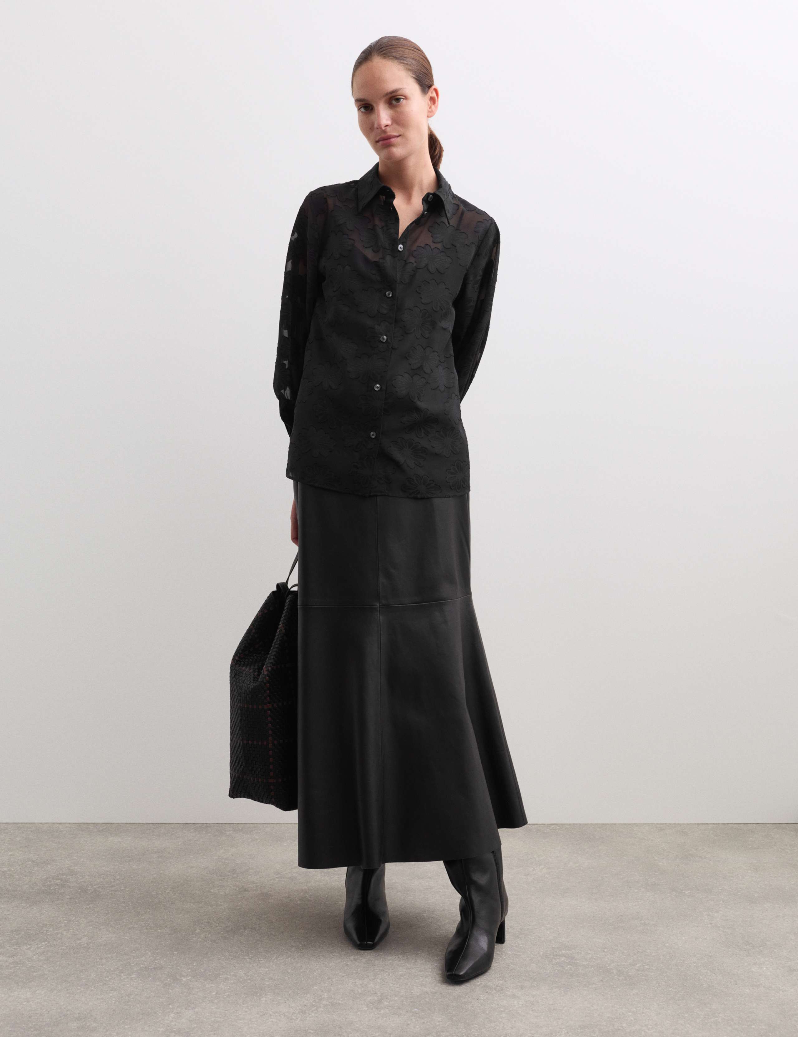 Sheer Textured Blouse 3 of 5
