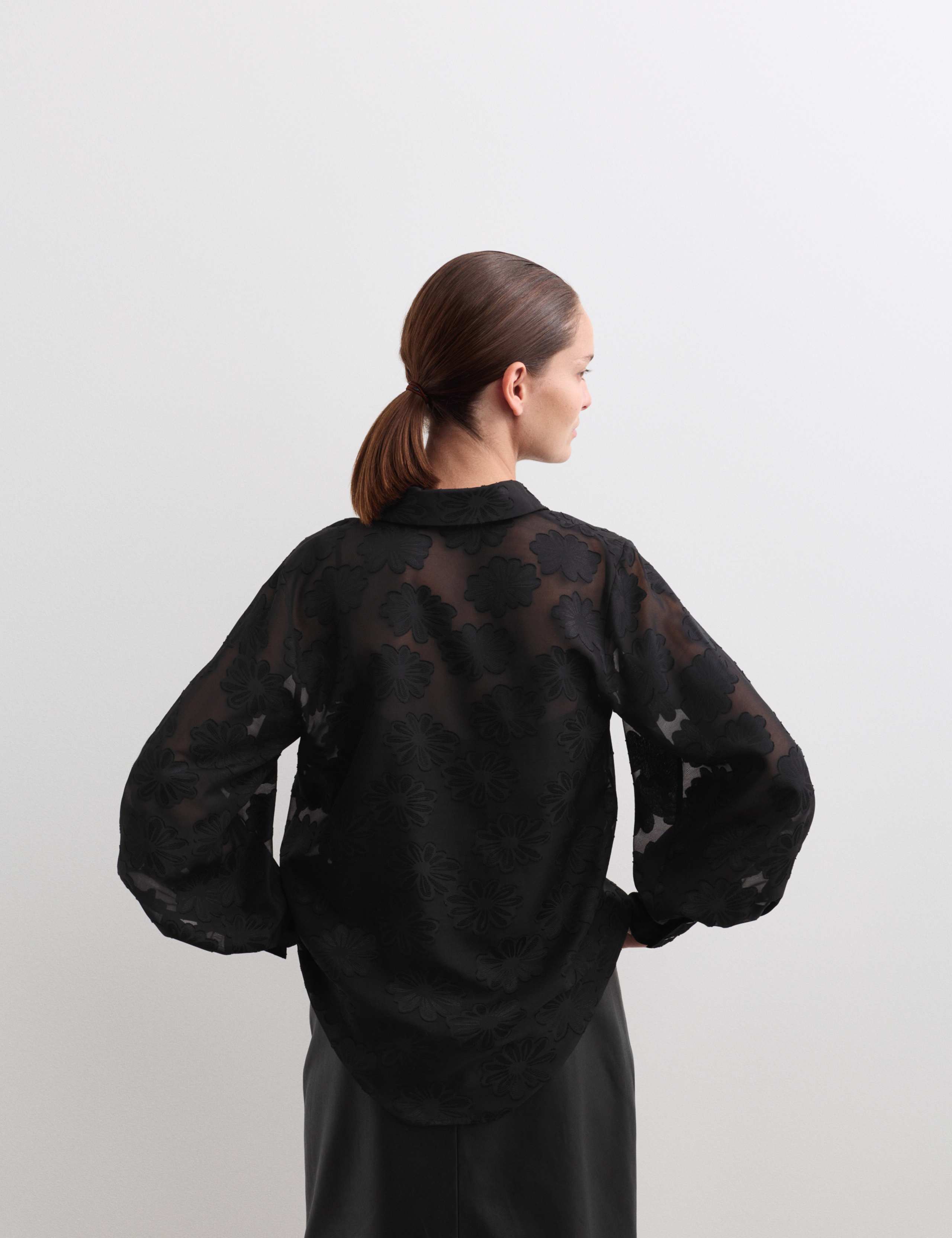 Sheer Textured Blouse 5 of 5