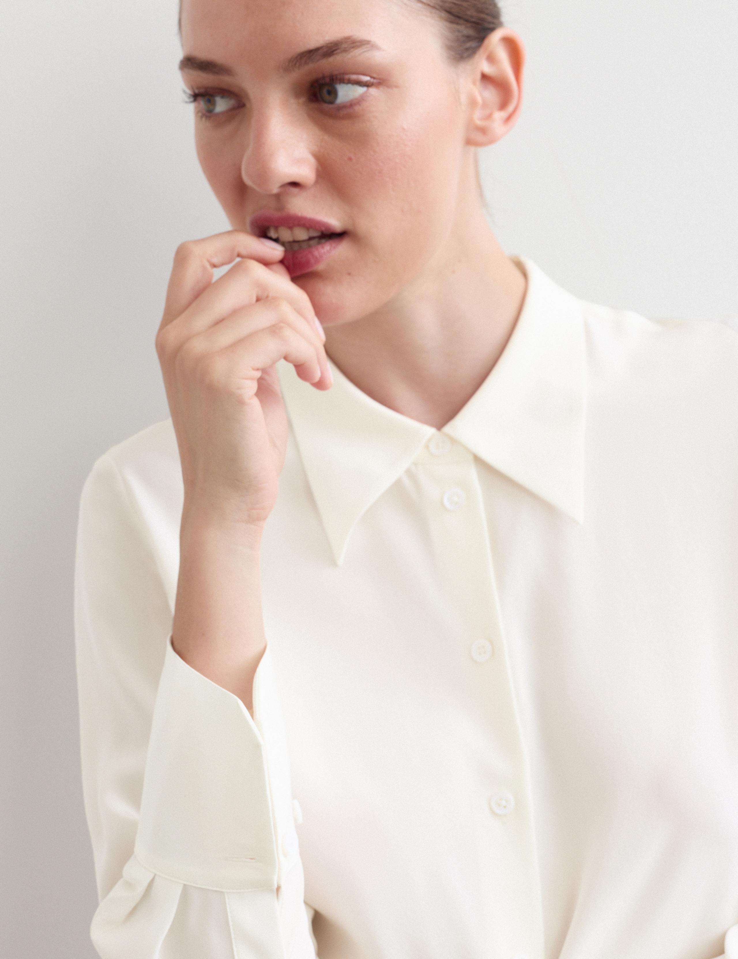 Pure Silk Collared Shirt 4 of 7
