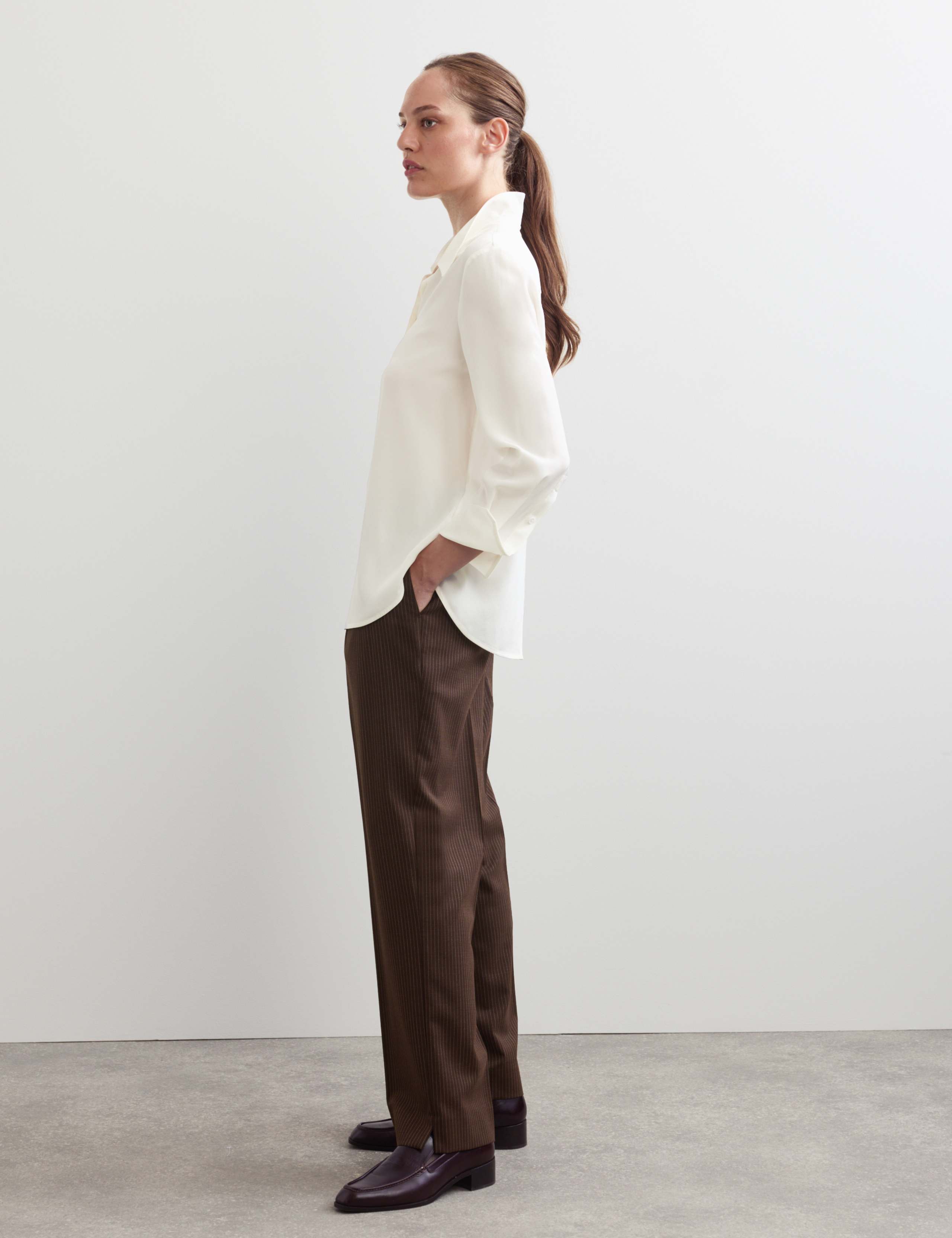 Pure Silk Collared Shirt 6 of 7