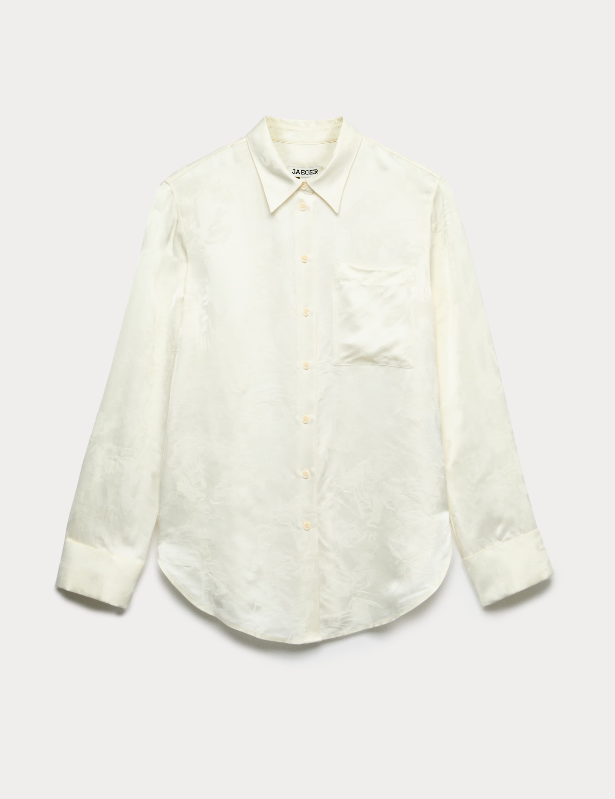Jacquard Collared Relaxed Shirt 2 of 7