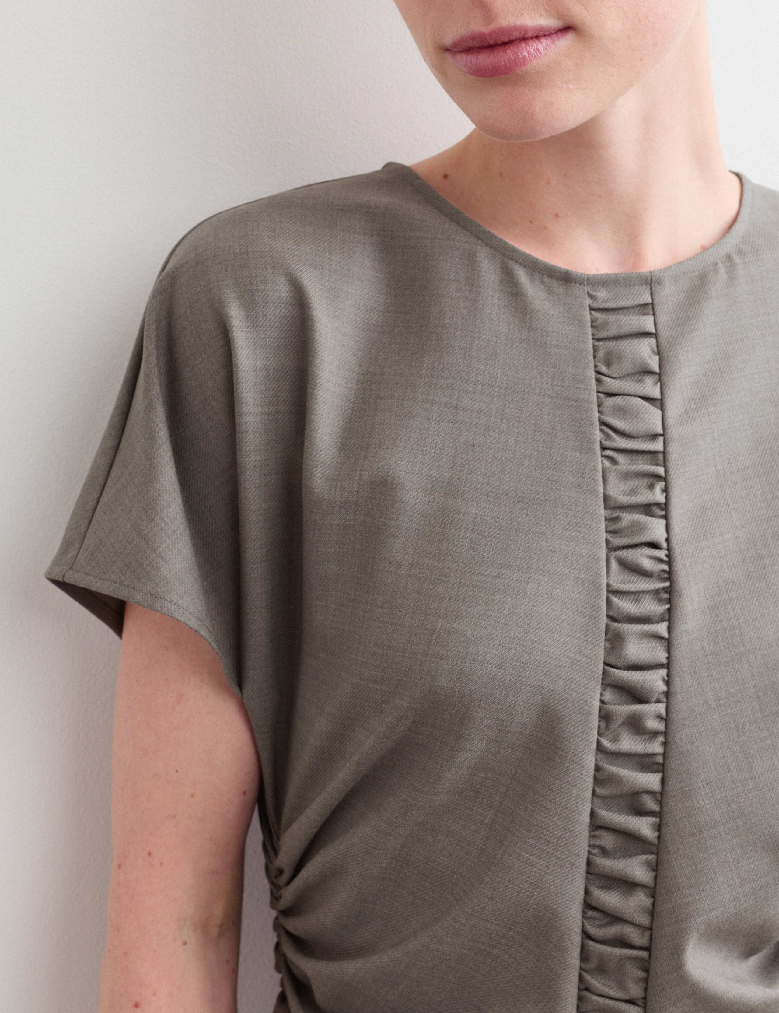 Wool Rich Ruched Top 4 of 7