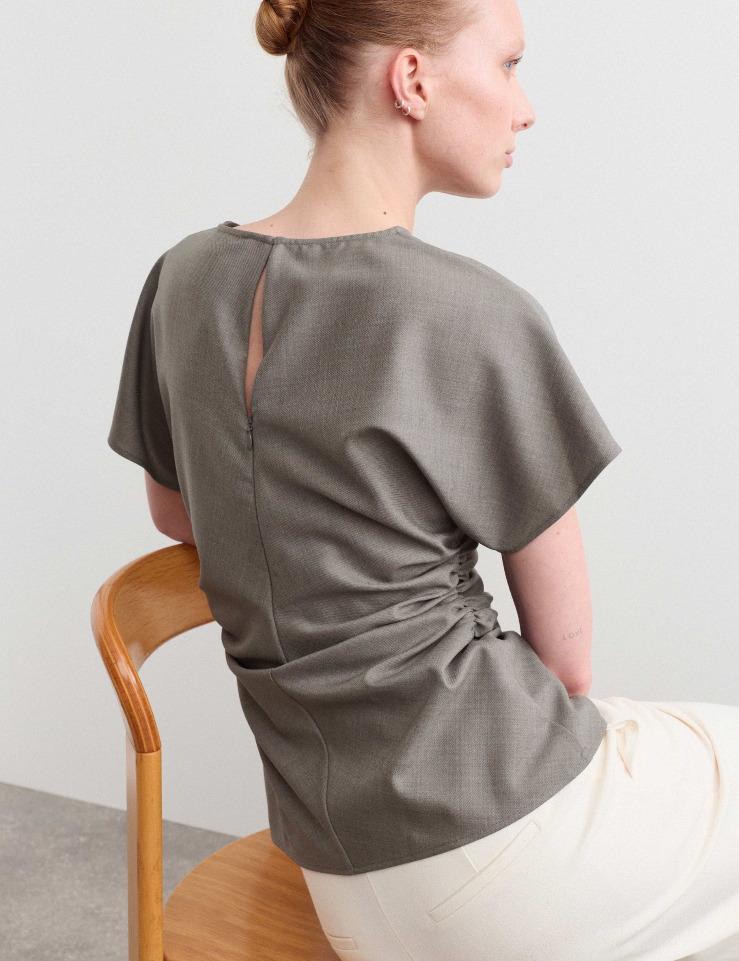 Wool Rich Ruched Top 7 of 7
