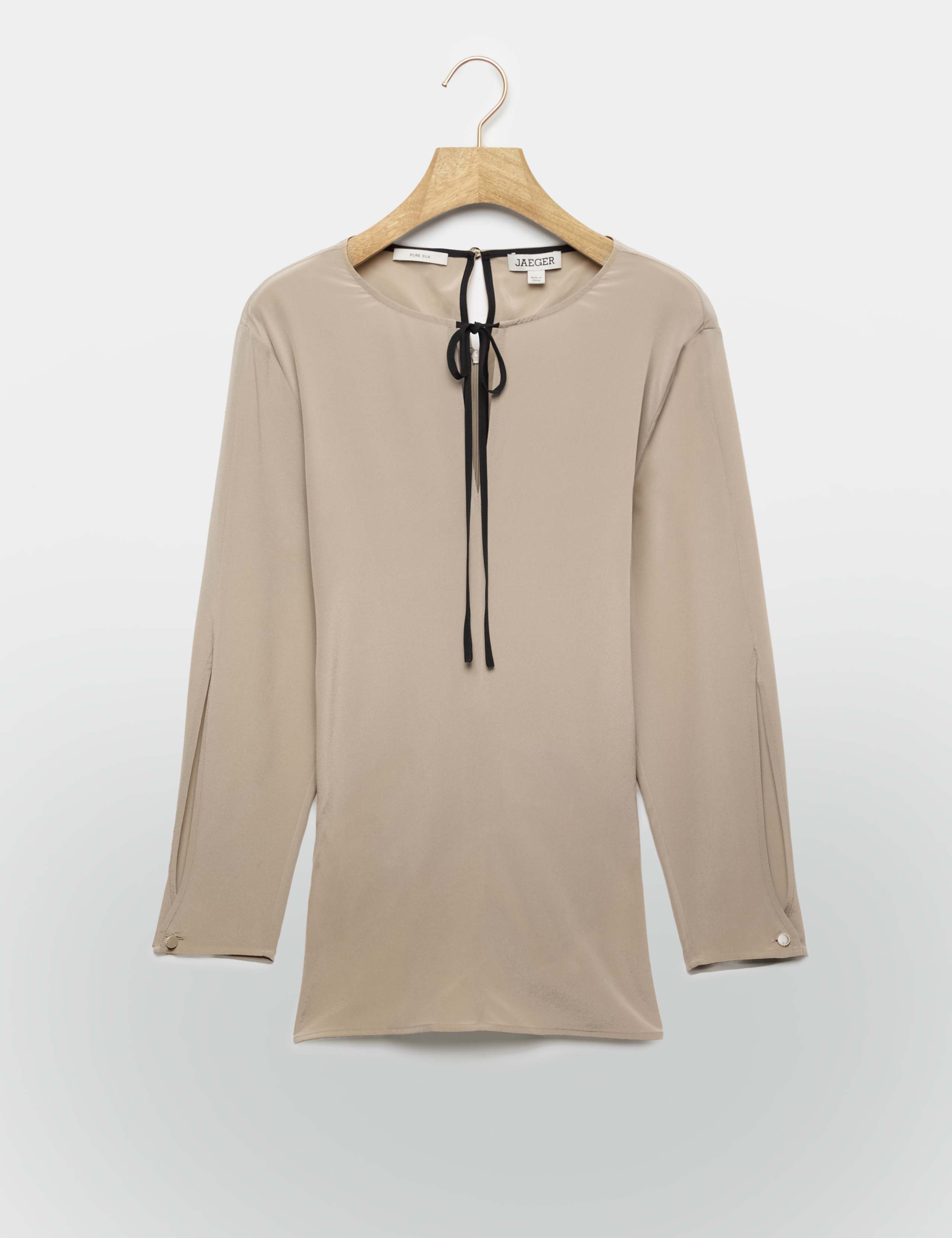Pure Silk Waisted Top 2 of 6