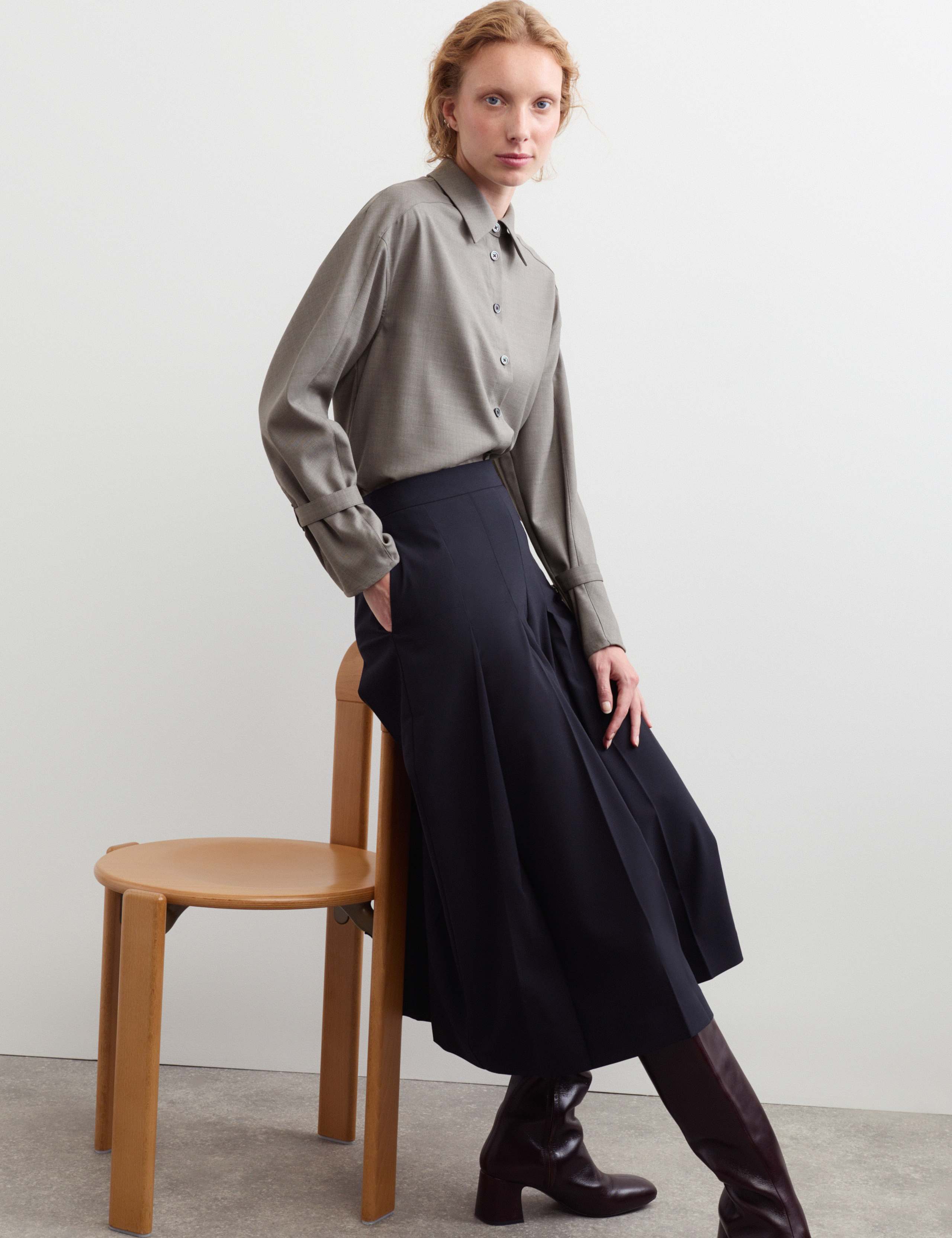 Wool Rich Collared Shirt 5 of 6