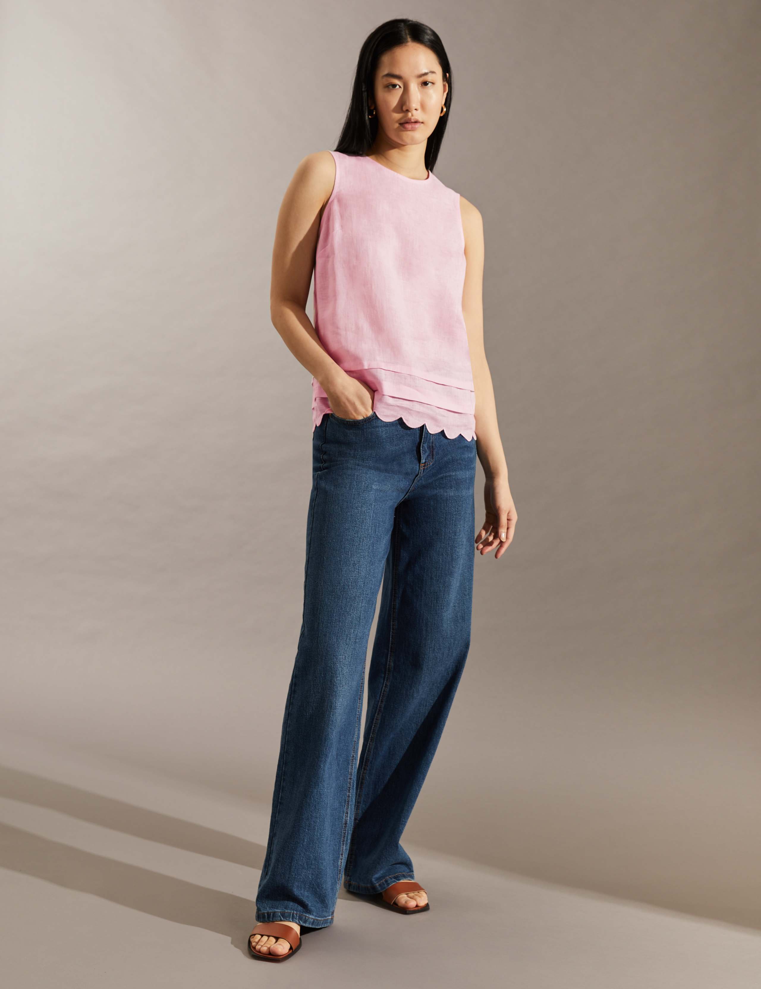 Pure Linen Vest 1 of 7