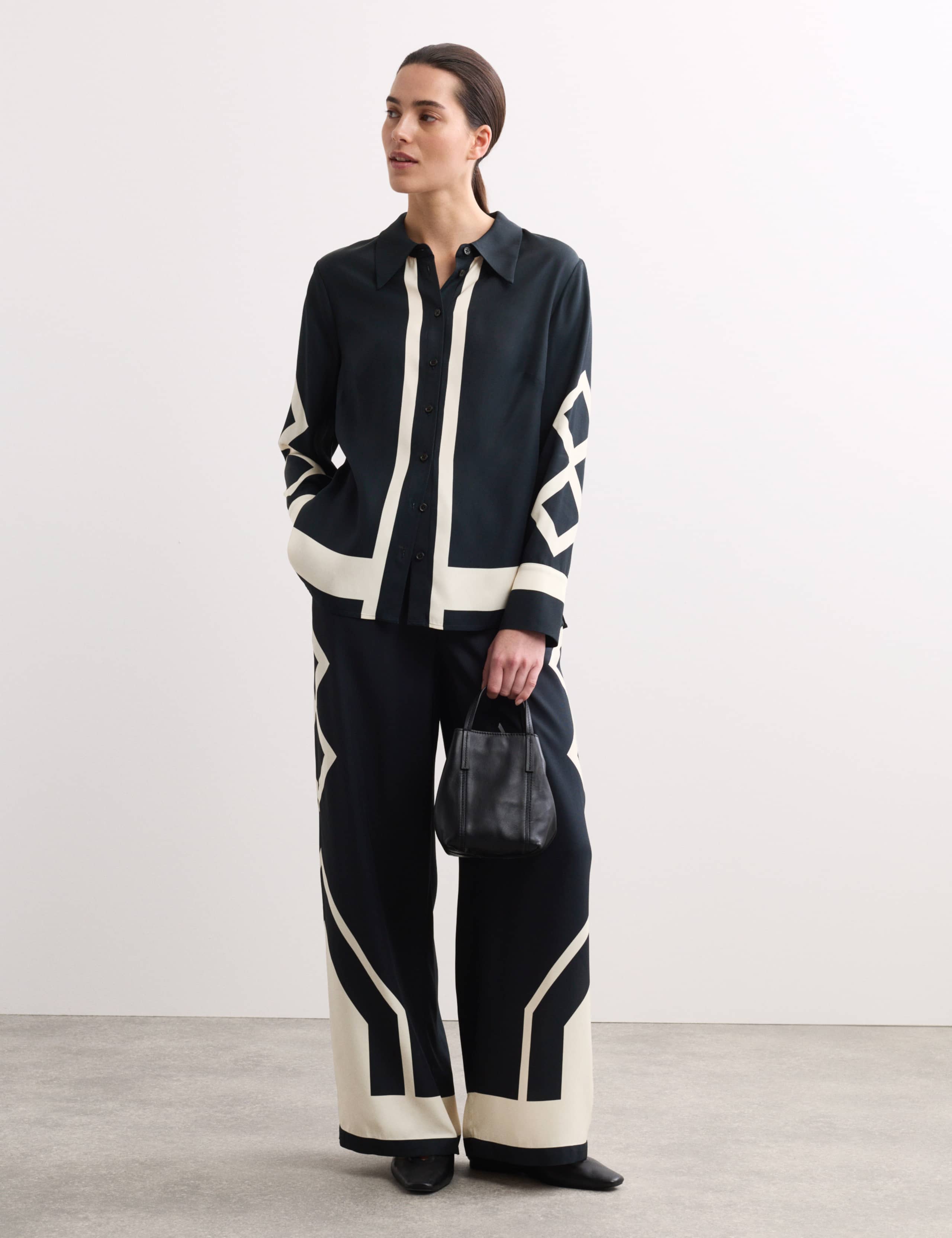 Geometric Collared Shirt 5 of 7