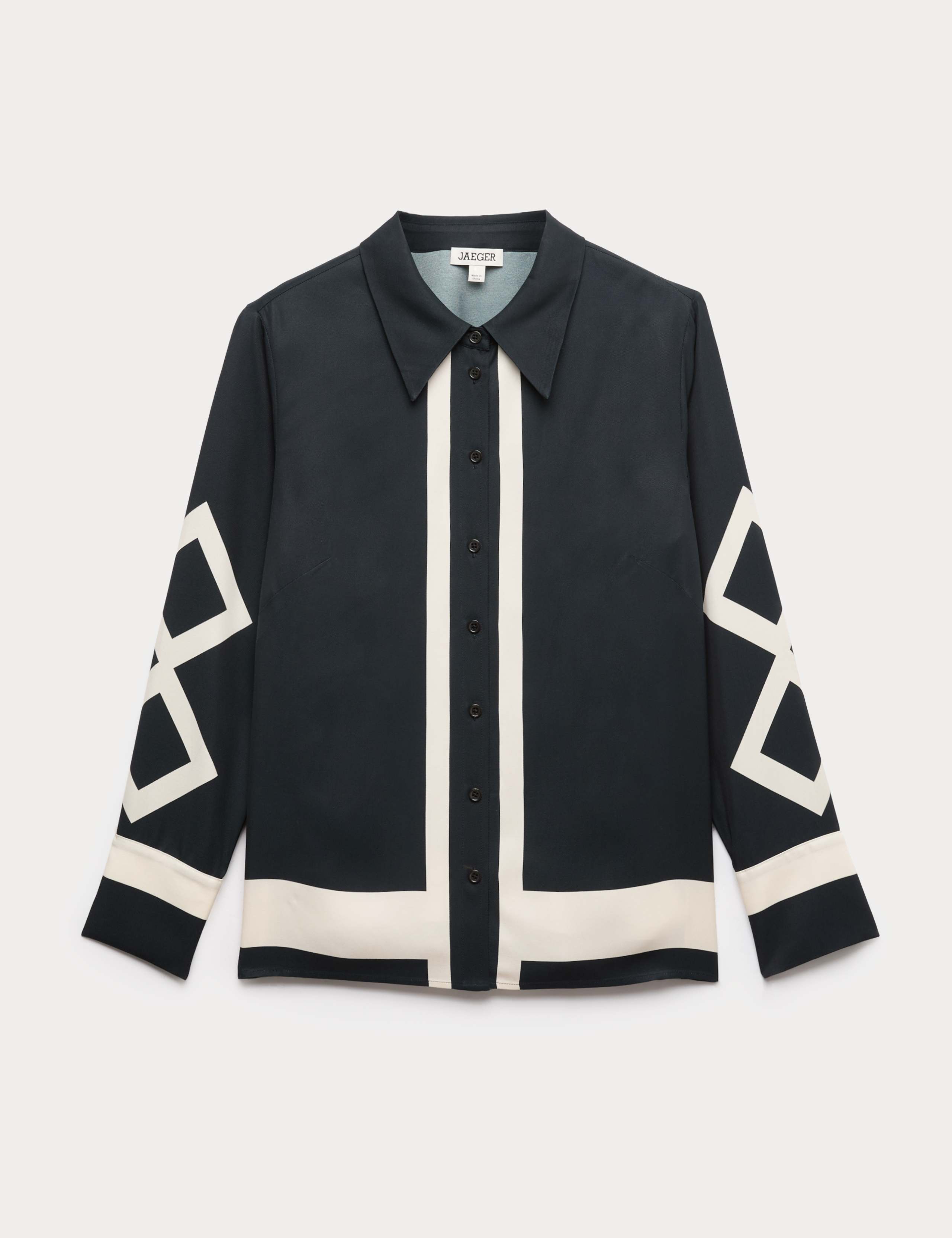 Geometric Collared Shirt 2 of 7