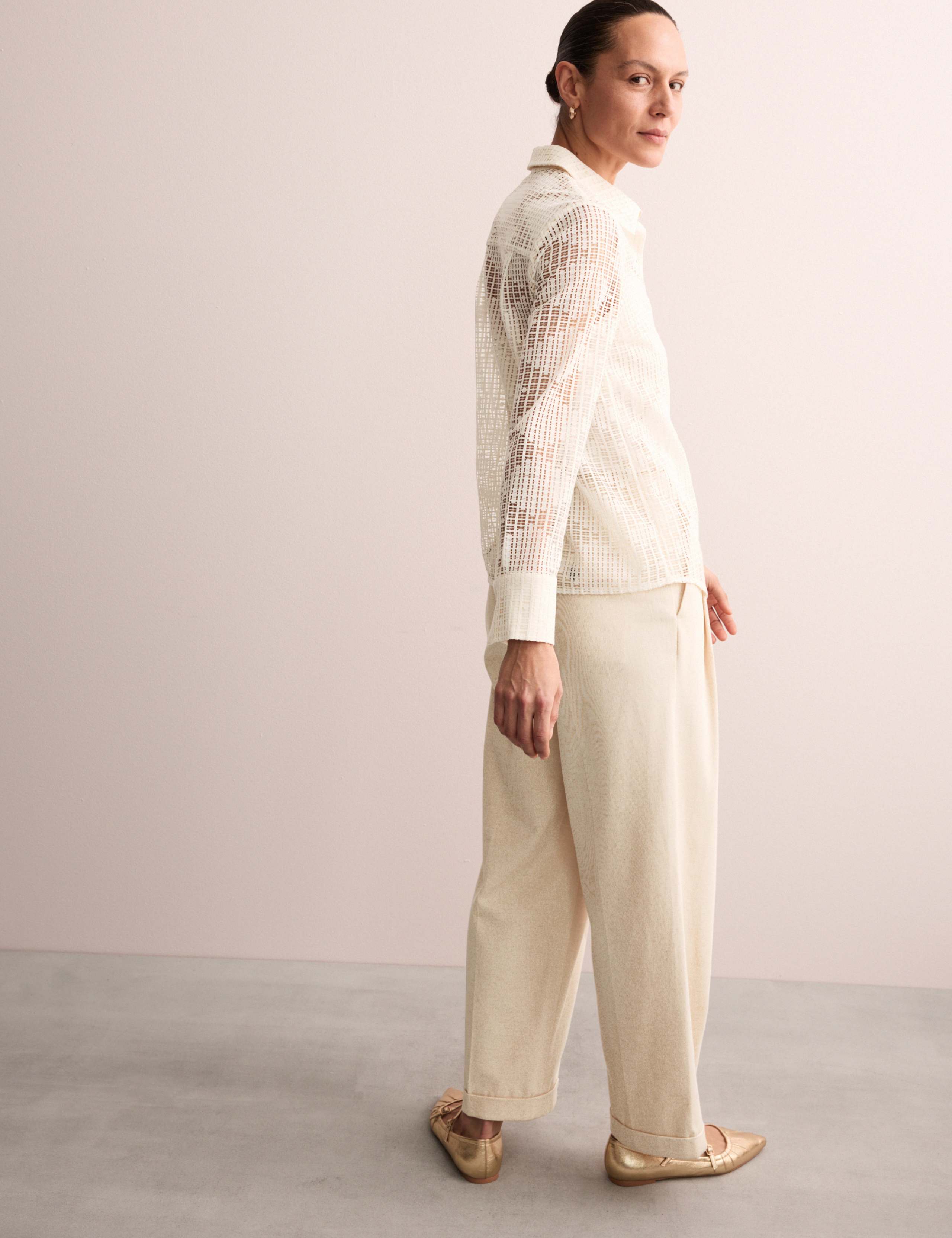 Cotton Rich Lace Shirt 6 of 8