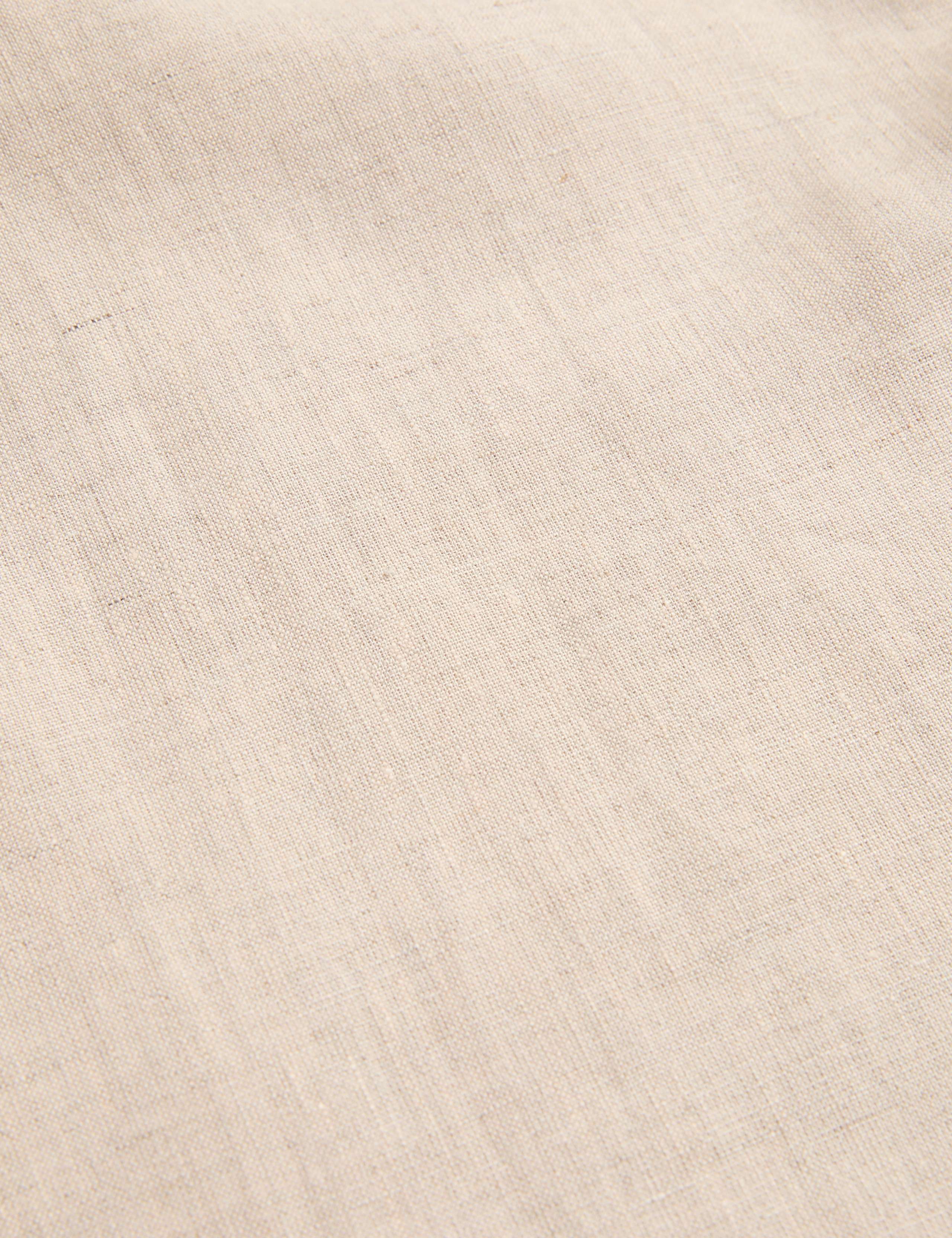 Pure Linen Contrast Trim Shell Top 7 of 7