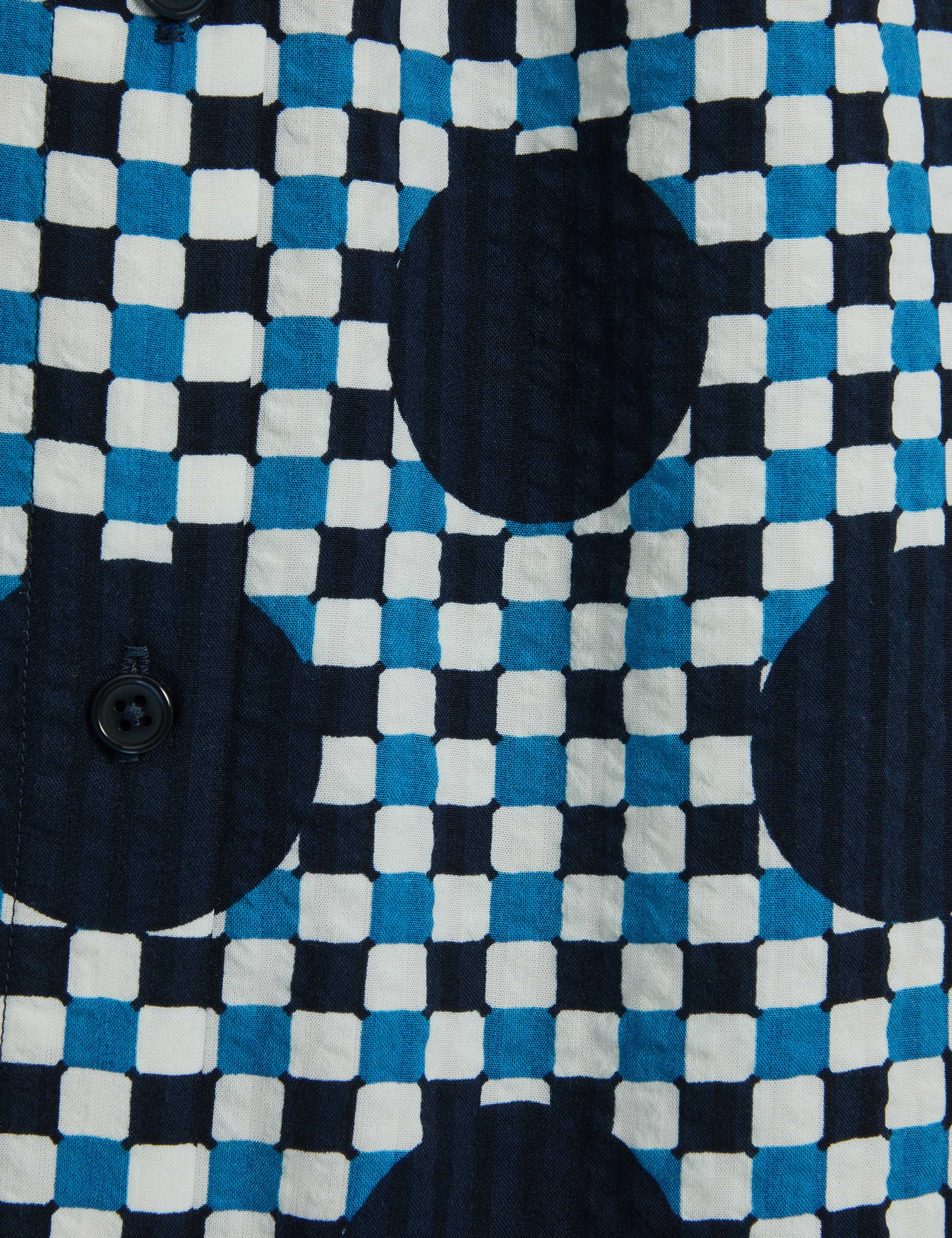 Cotton Blend Gingham Spot Top 8 of 8