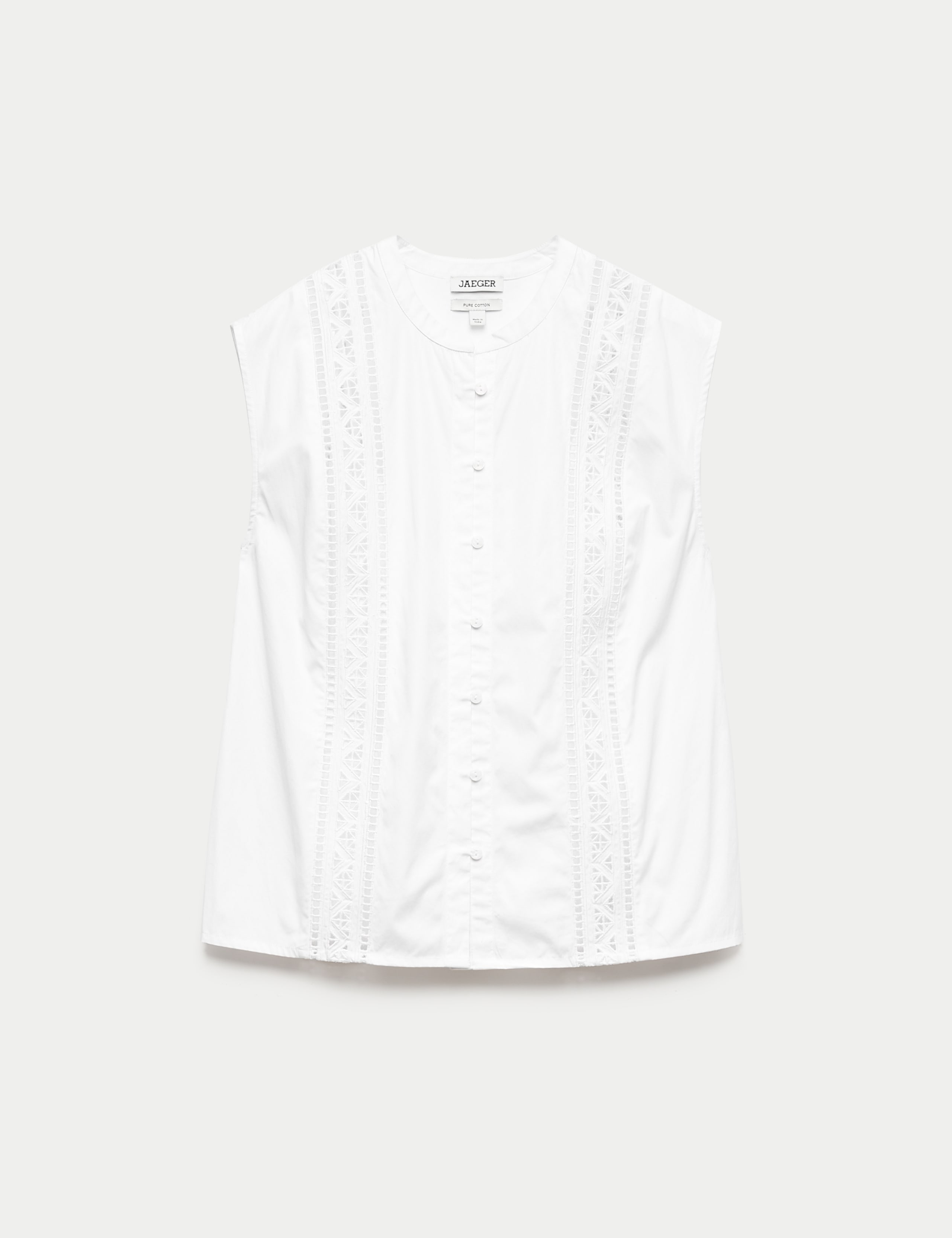 Pure Cotton Broderie Detail Top 2 of 8