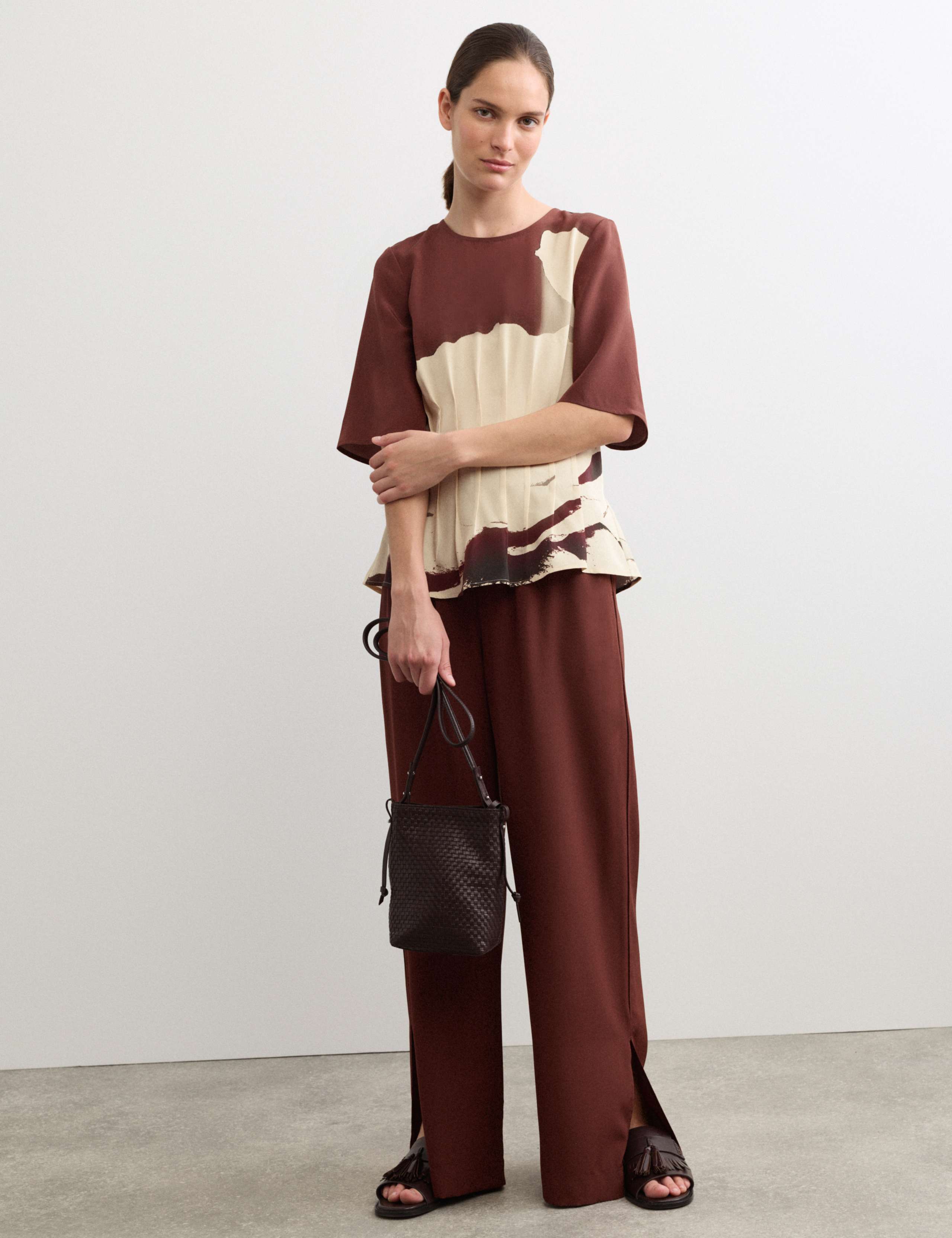 Pure Silk Floral Top 3 of 5