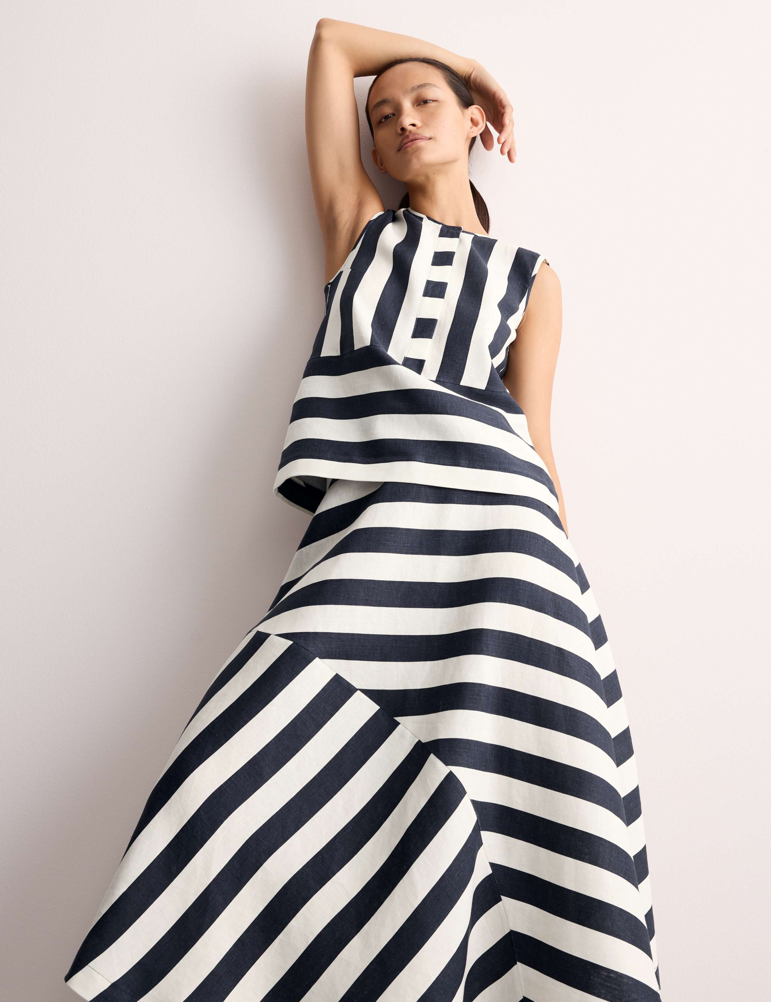 Pure Linen Striped Shell Top 4 of 6