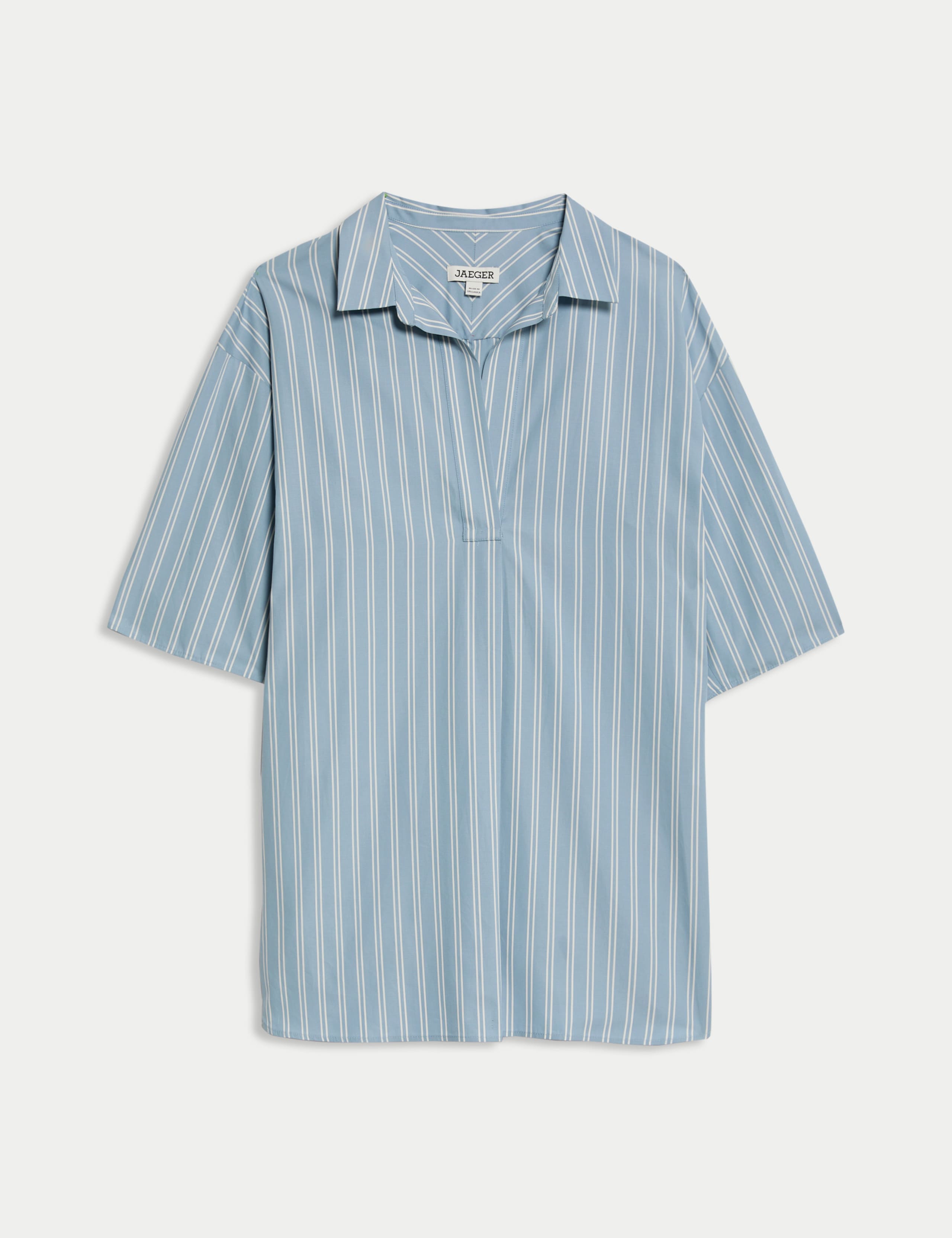 Pure Cotton Striped Tunic 2 of 8