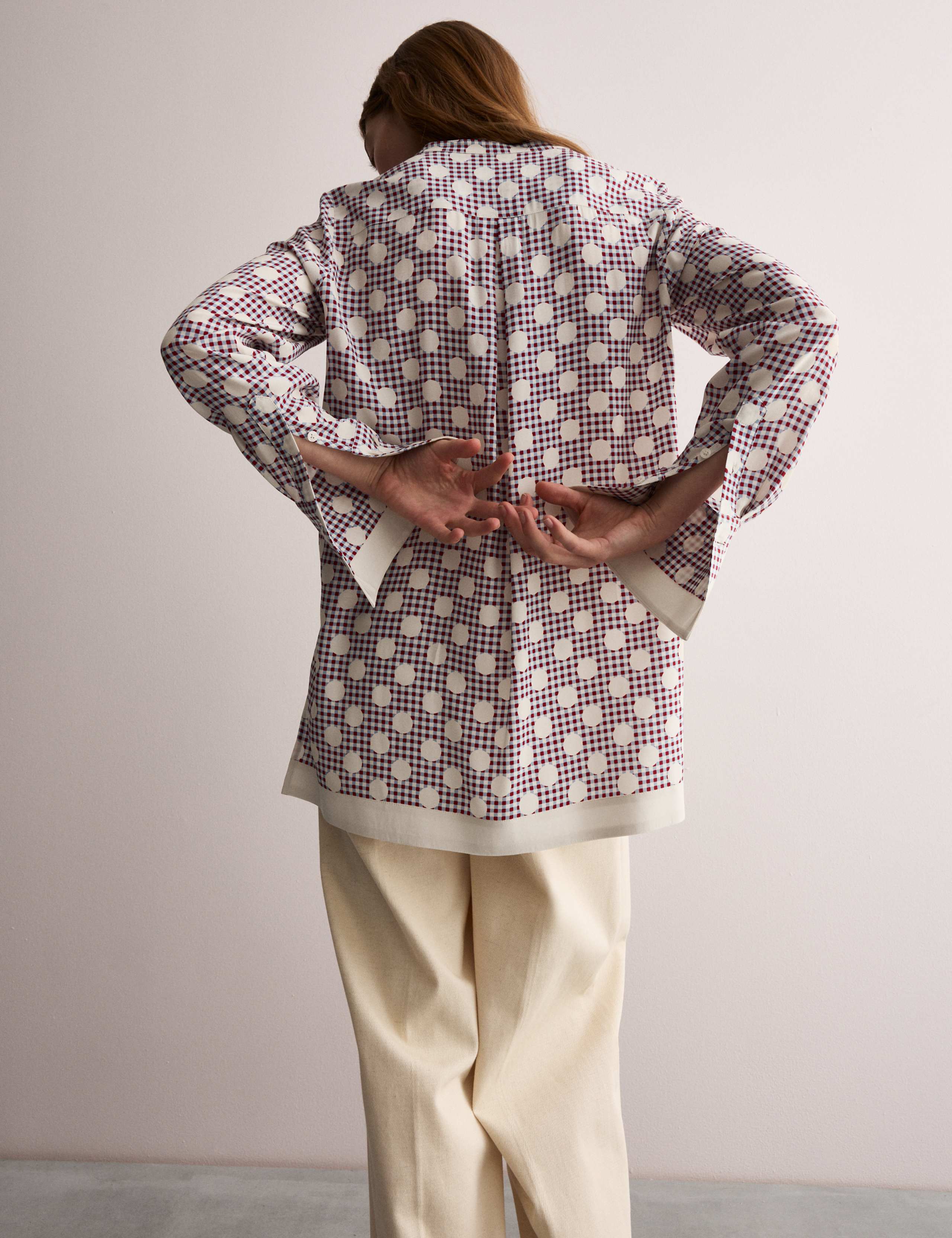 Gingham Spot Crew Neck Shirt 3 of 8