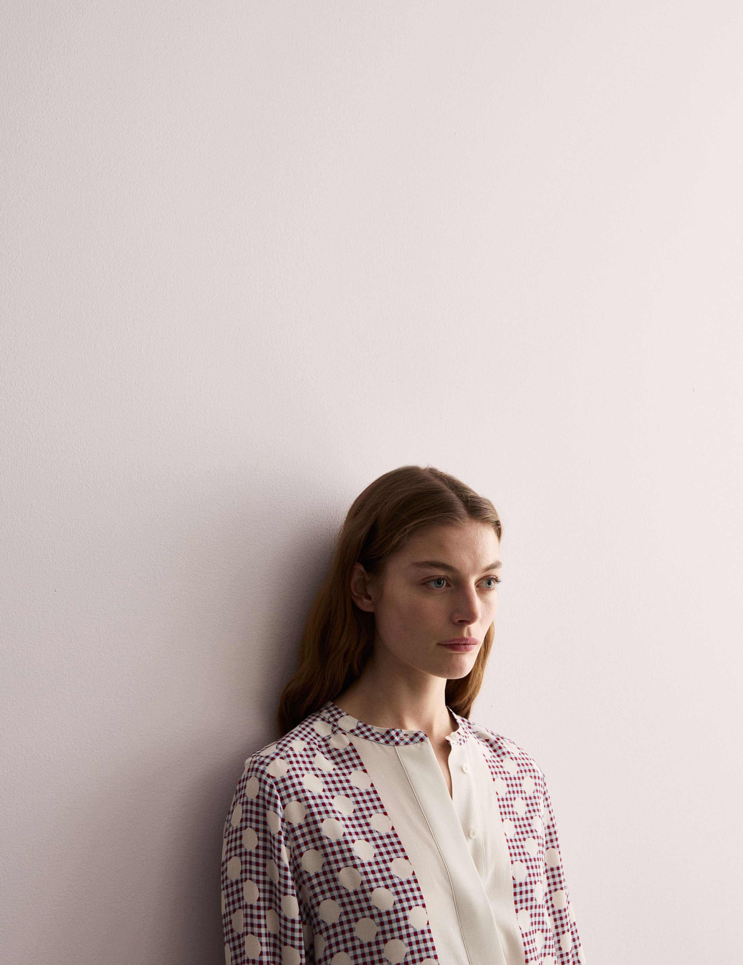 Gingham Spot Crew Neck Shirt 6 of 8