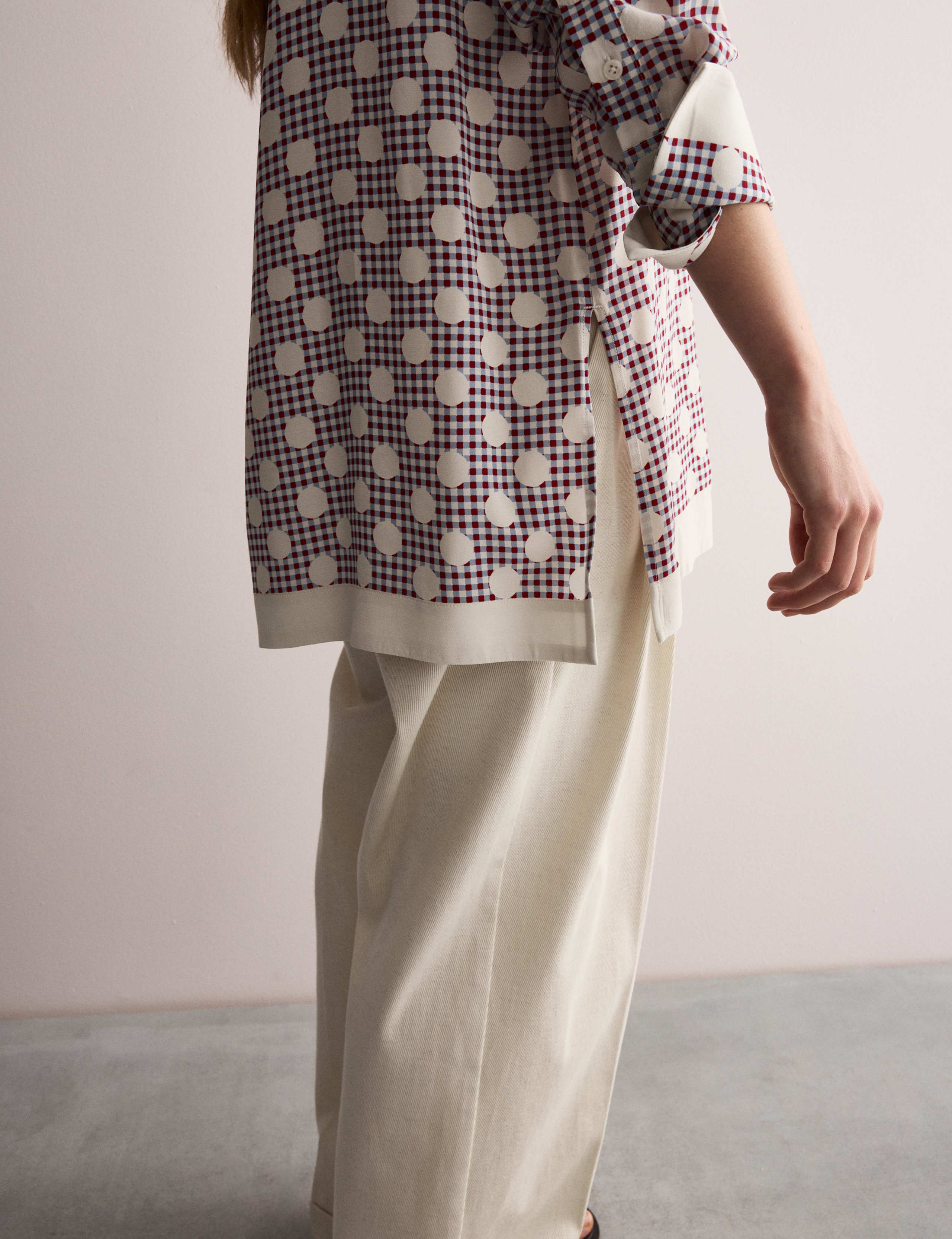 Gingham Spot Crew Neck Shirt 7 of 8