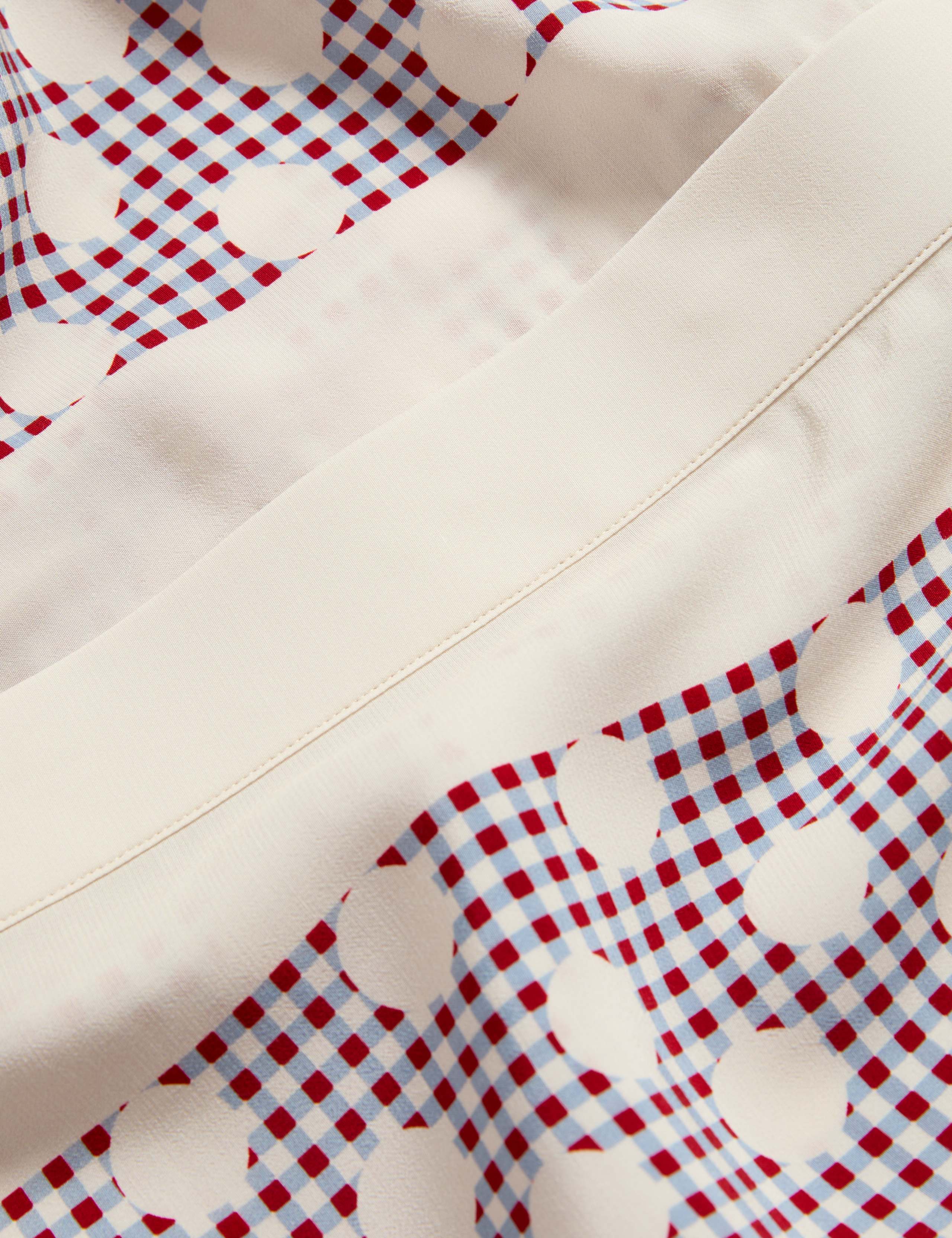 Gingham Spot Crew Neck Shirt 8 of 8