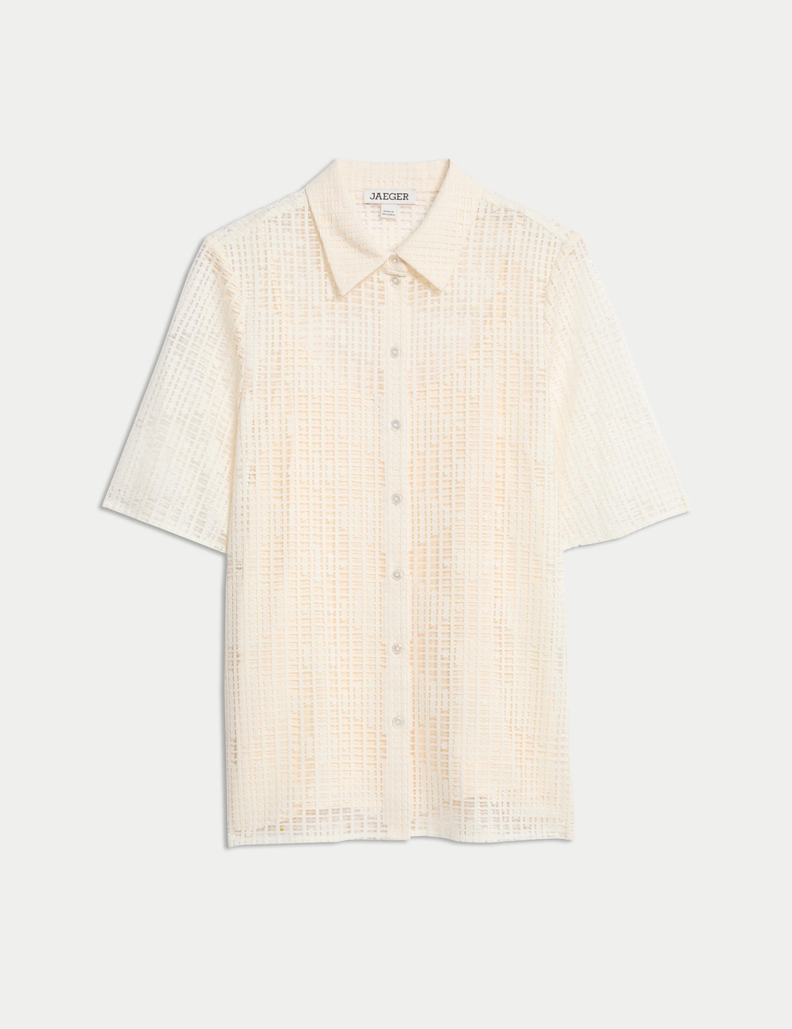 Lace Collared Shirt 2 of 8