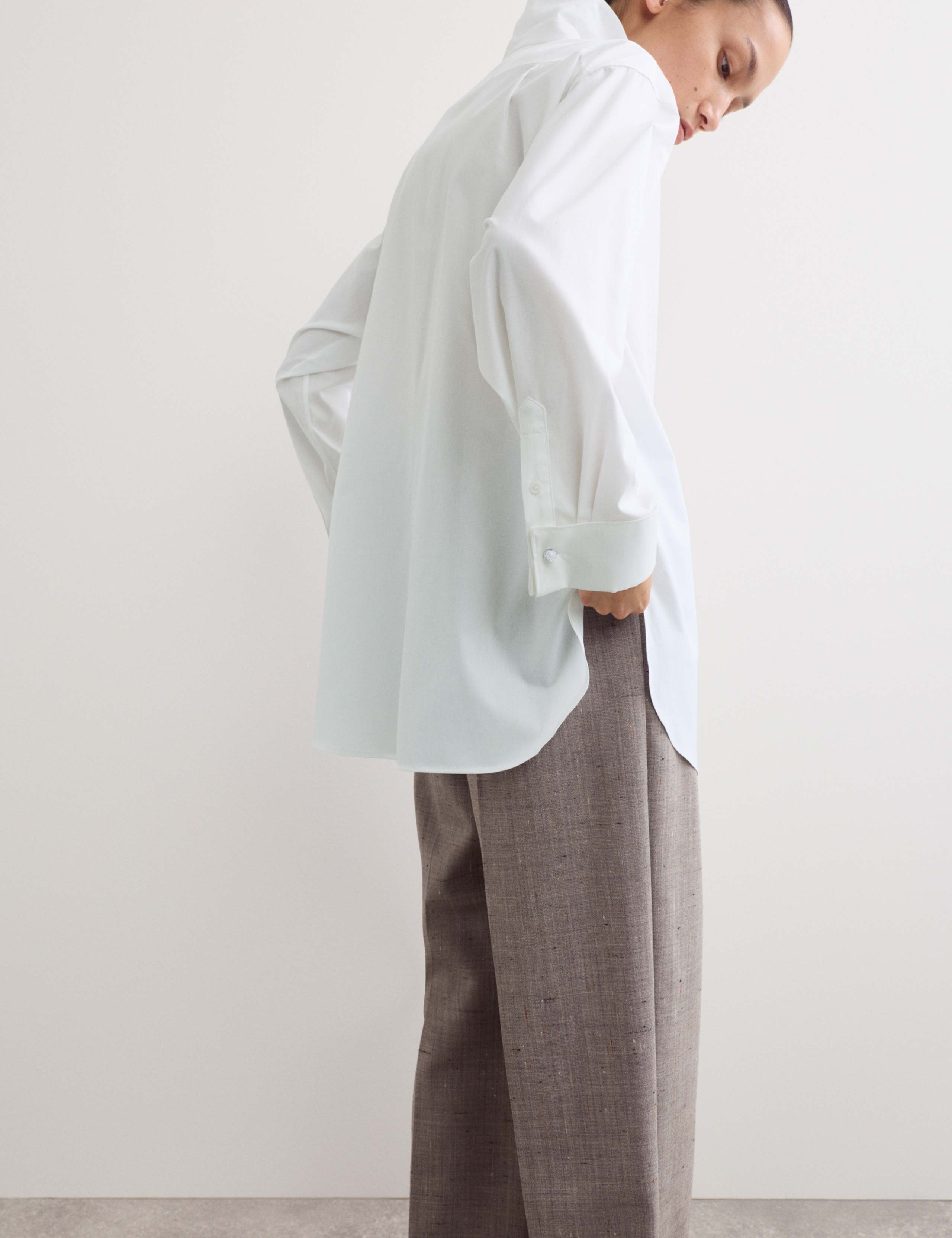 Pure Cotton Collared Double Cuff Shirt 5 of 7