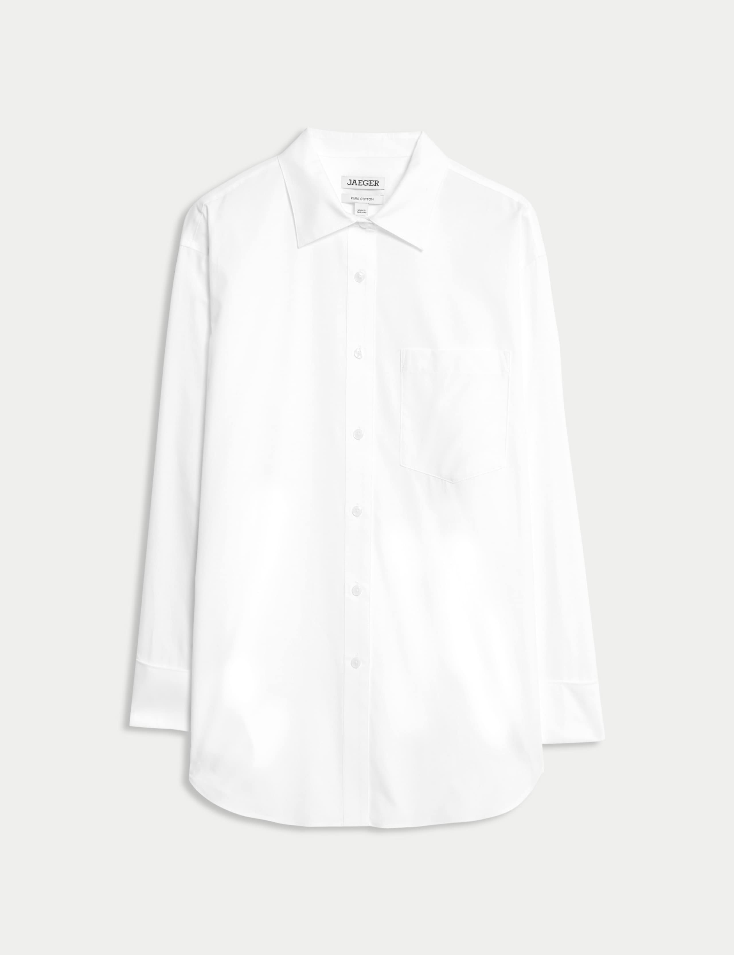 Pure Cotton Collared Double Cuff Shirt 2 of 7