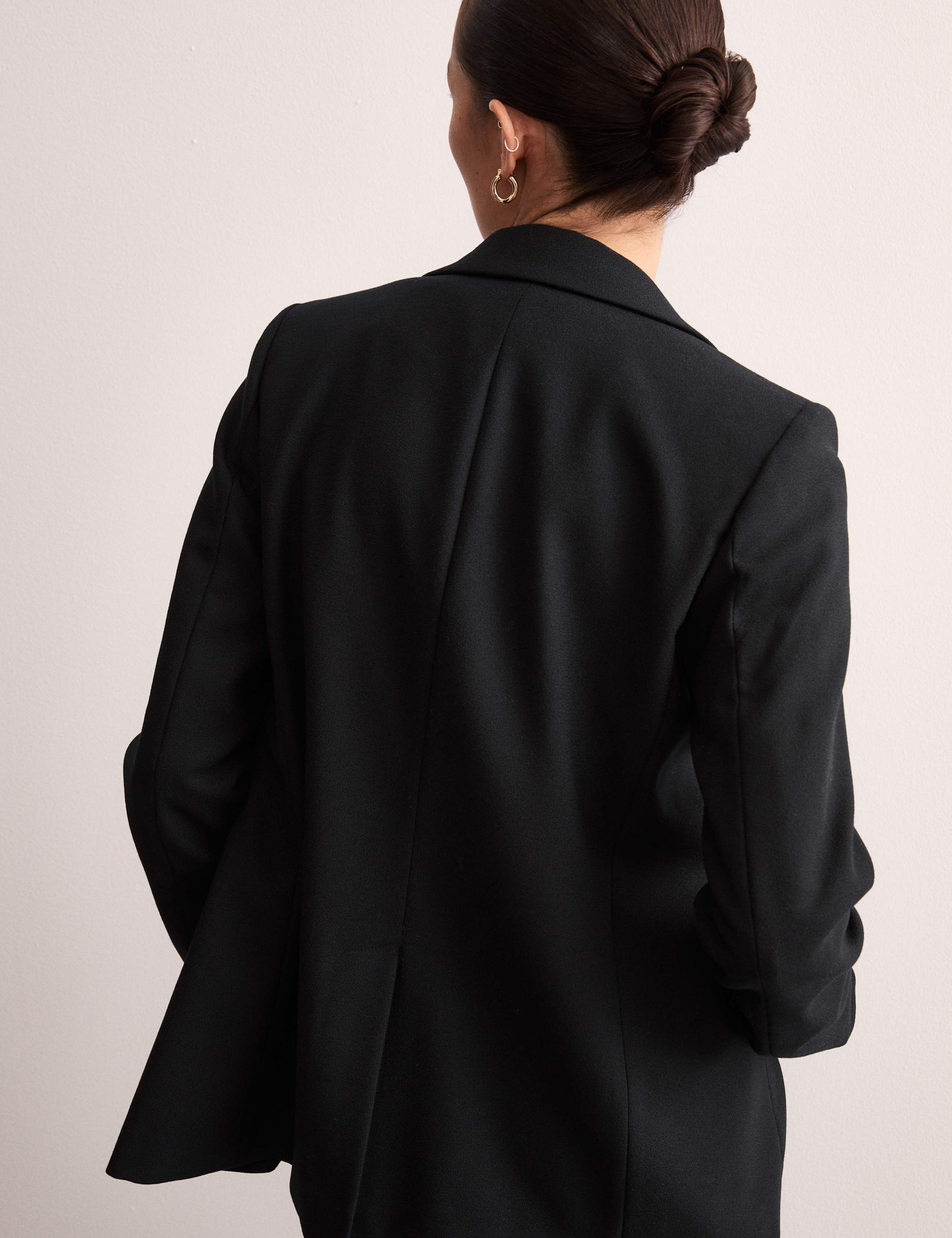 Pure Wool Crepe Single Breasted Blazer 4 of 8