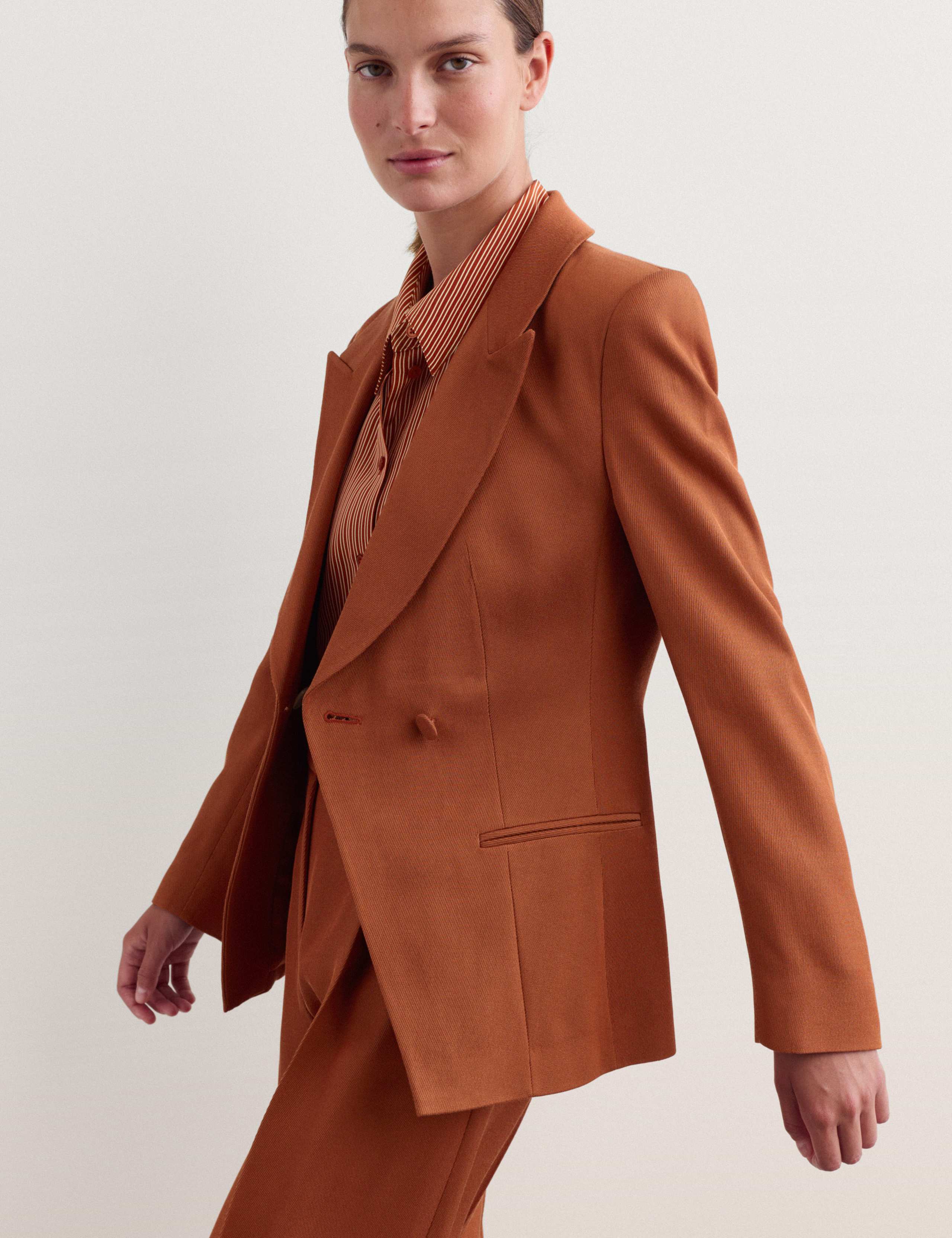 Lyocell Blend Fluid Blazer 6 of 8