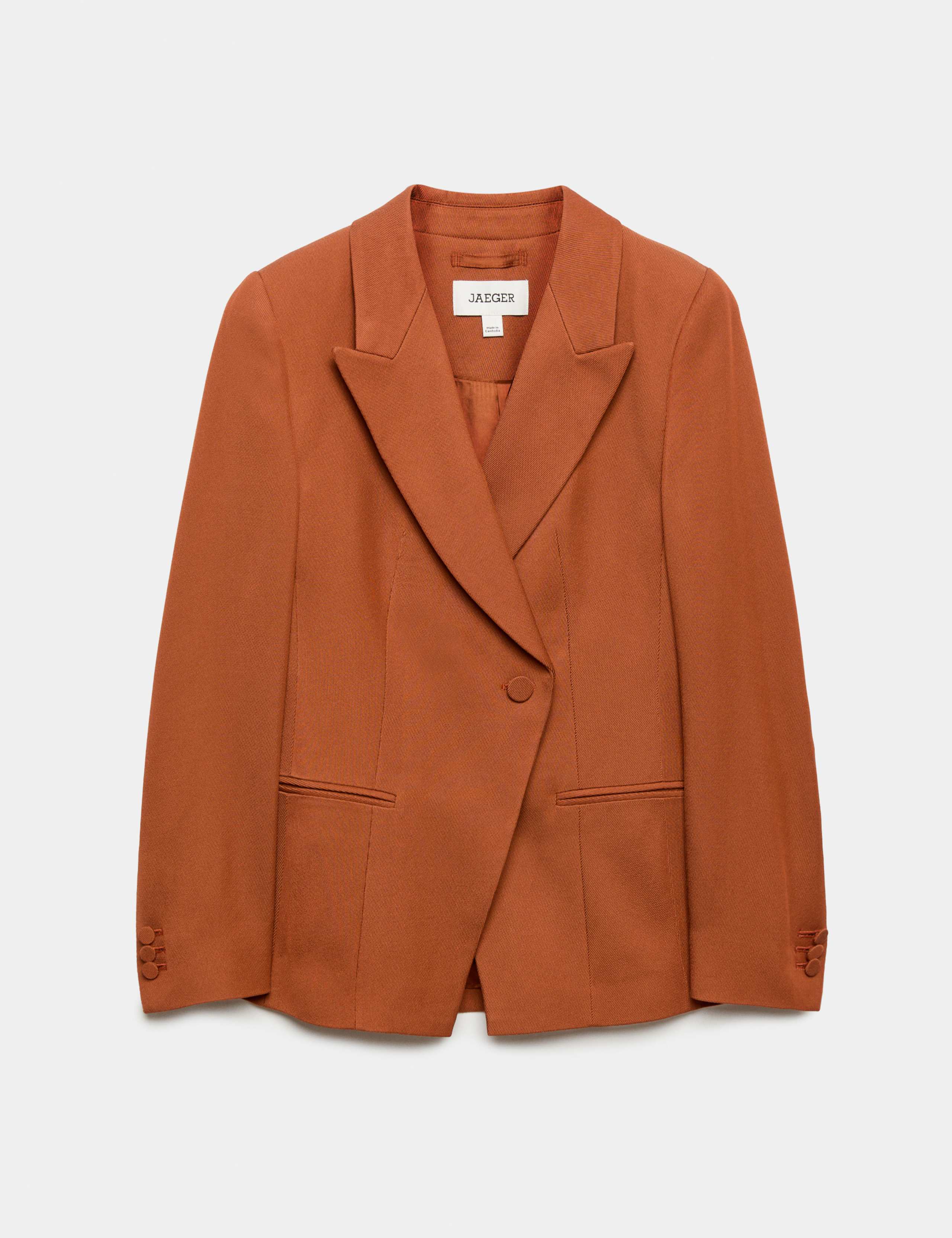 Lyocell Blend Fluid Blazer 2 of 8