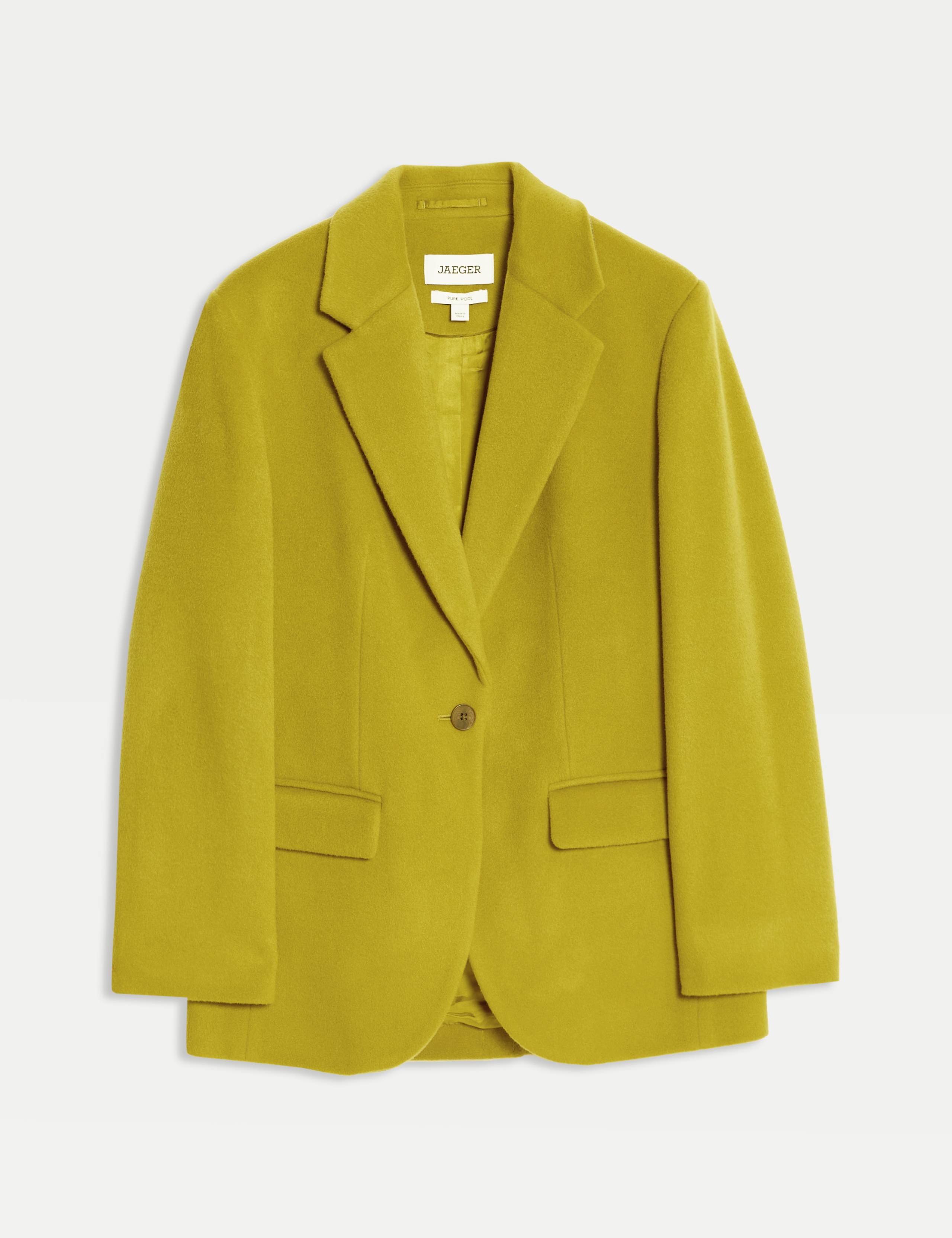 Pure Wool Single Breasted Relaxed Blazer 2 of 7