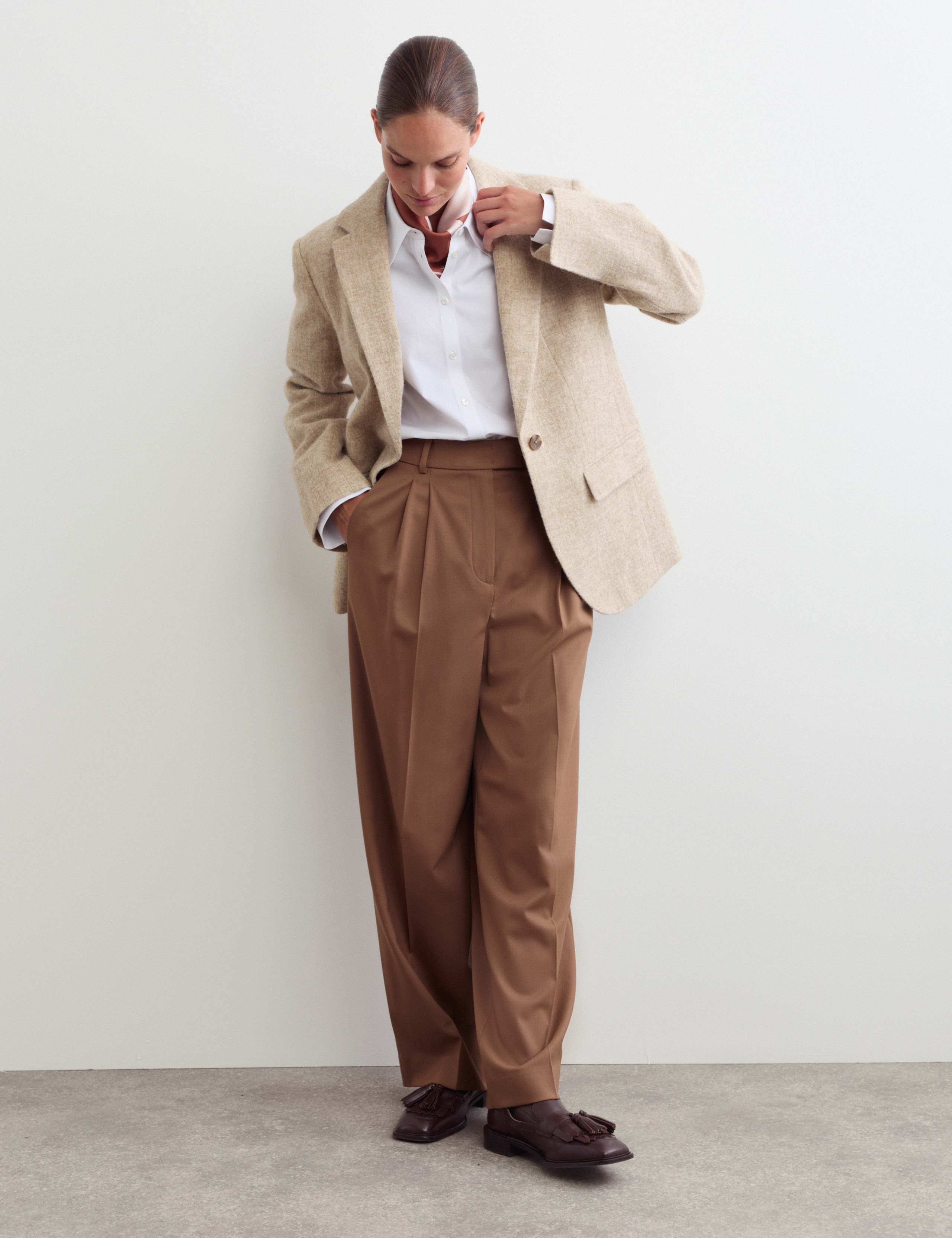 Pure Wool Tailored Jacket 4 of 8
