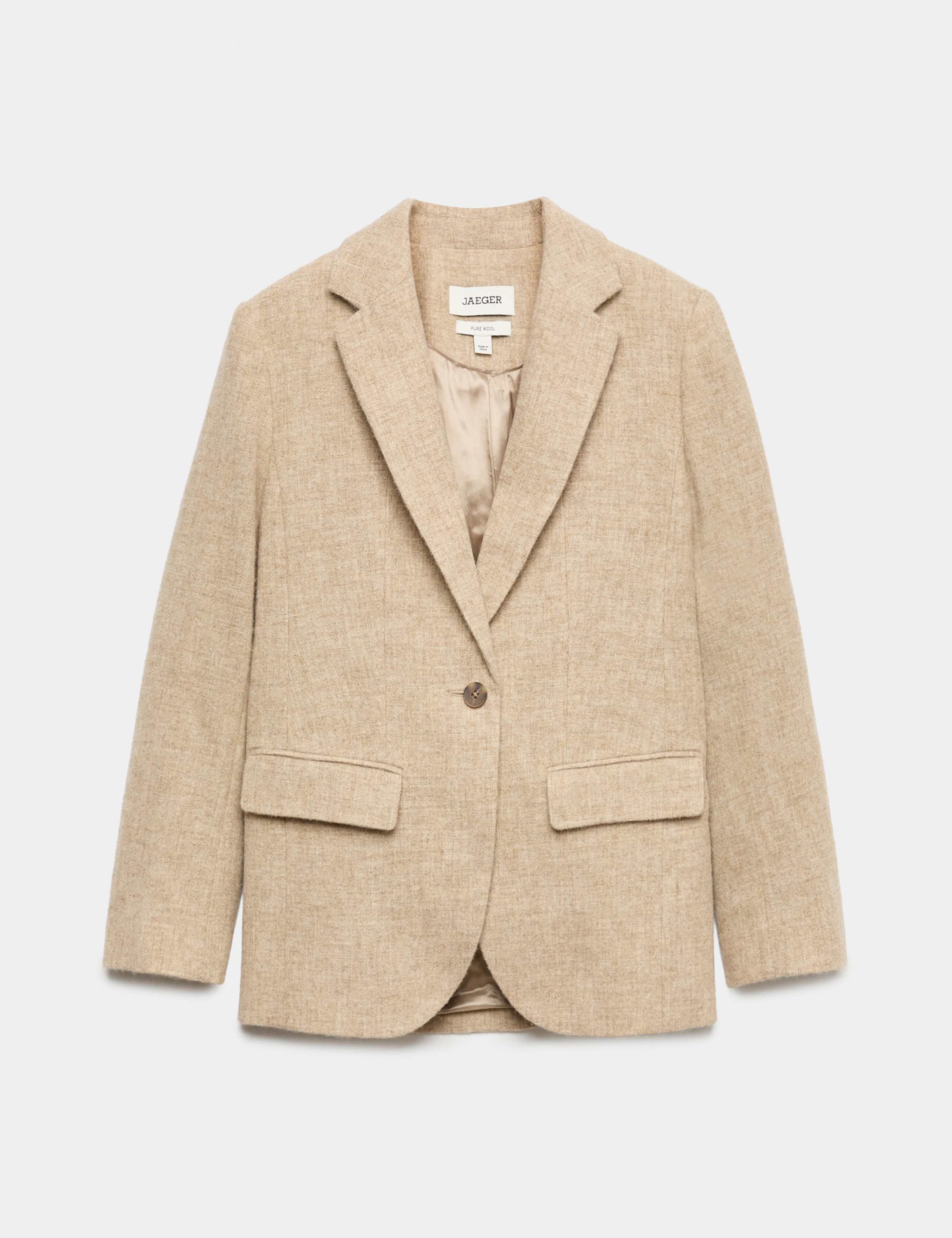 Pure Wool Tailored Jacket 2 of 8