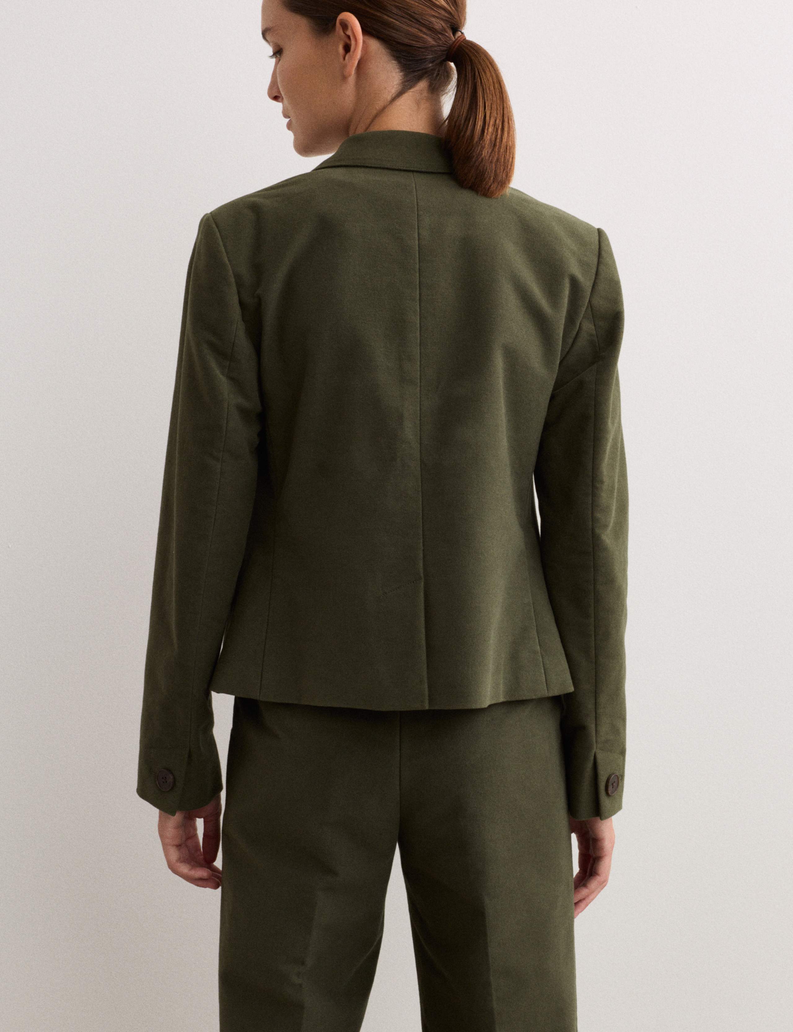 Cotton Rich Italian Moleskin Cropped Jacket 7 of 7