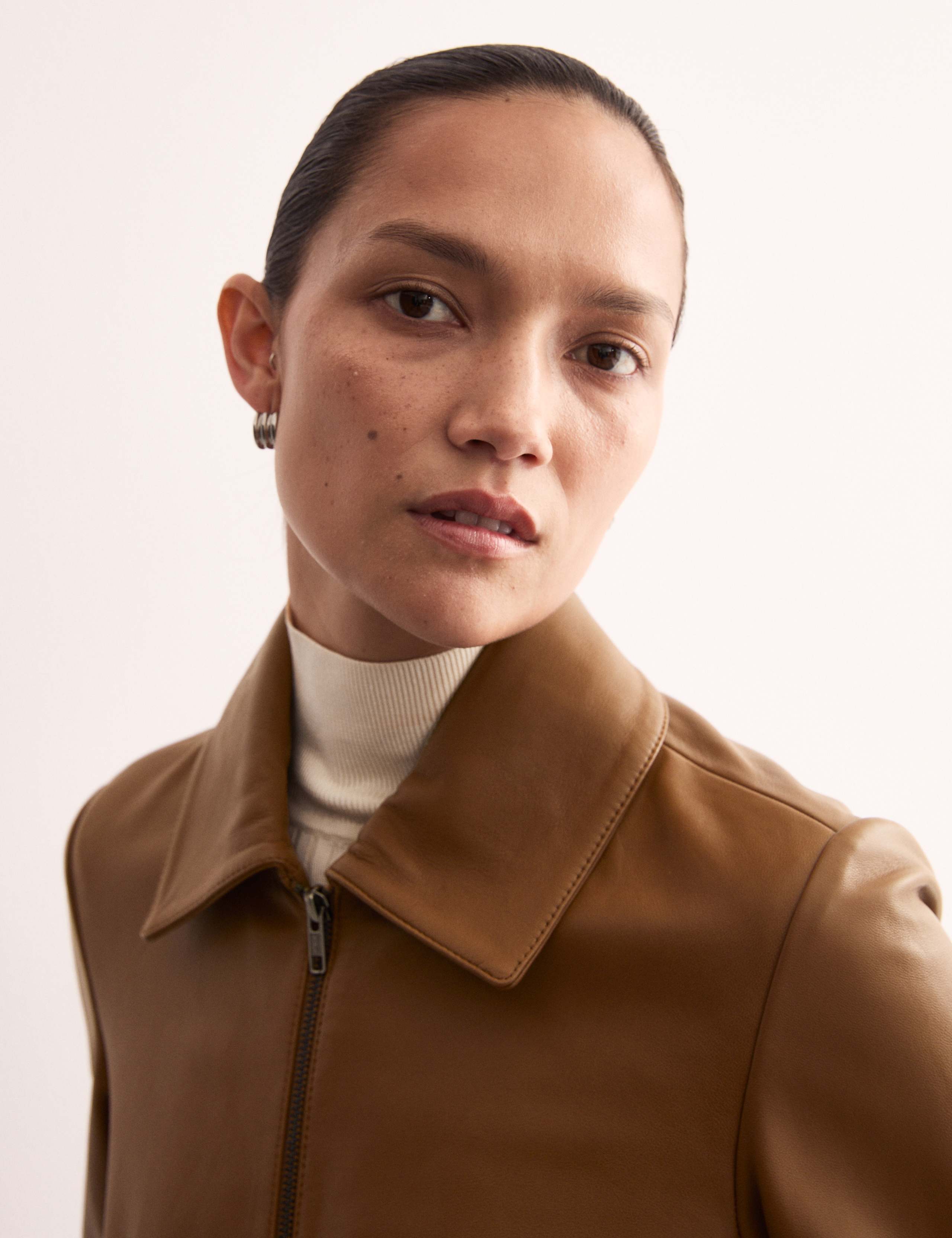 Leather Trucker Jacket 4 of 8
