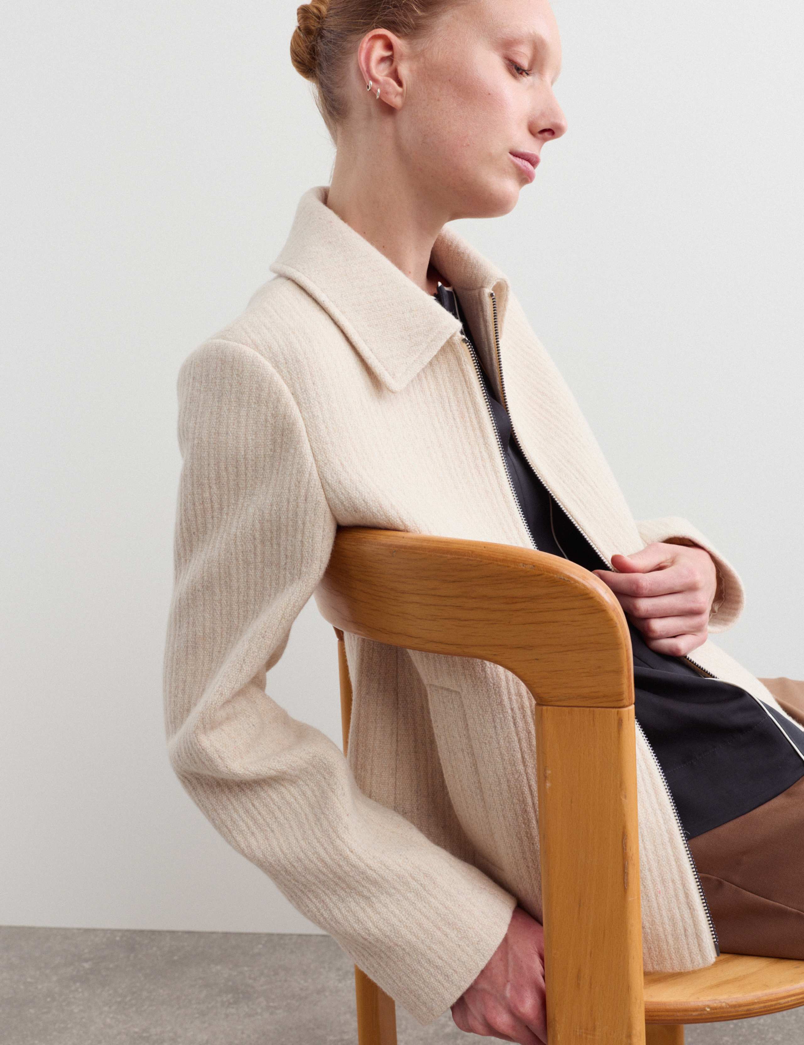 Italian Wool Rich Trucker Jacket 5 of 8