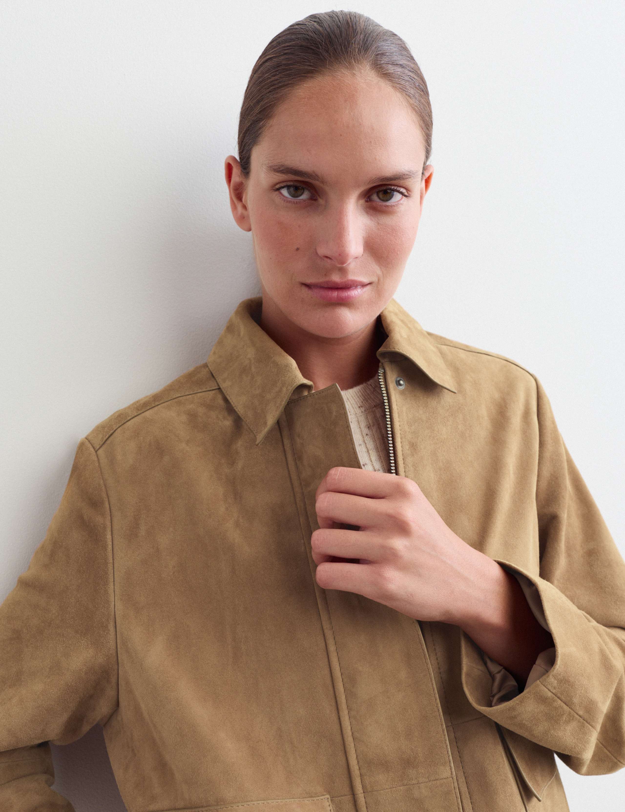 Suede Trucker Short Jacket 4 of 8