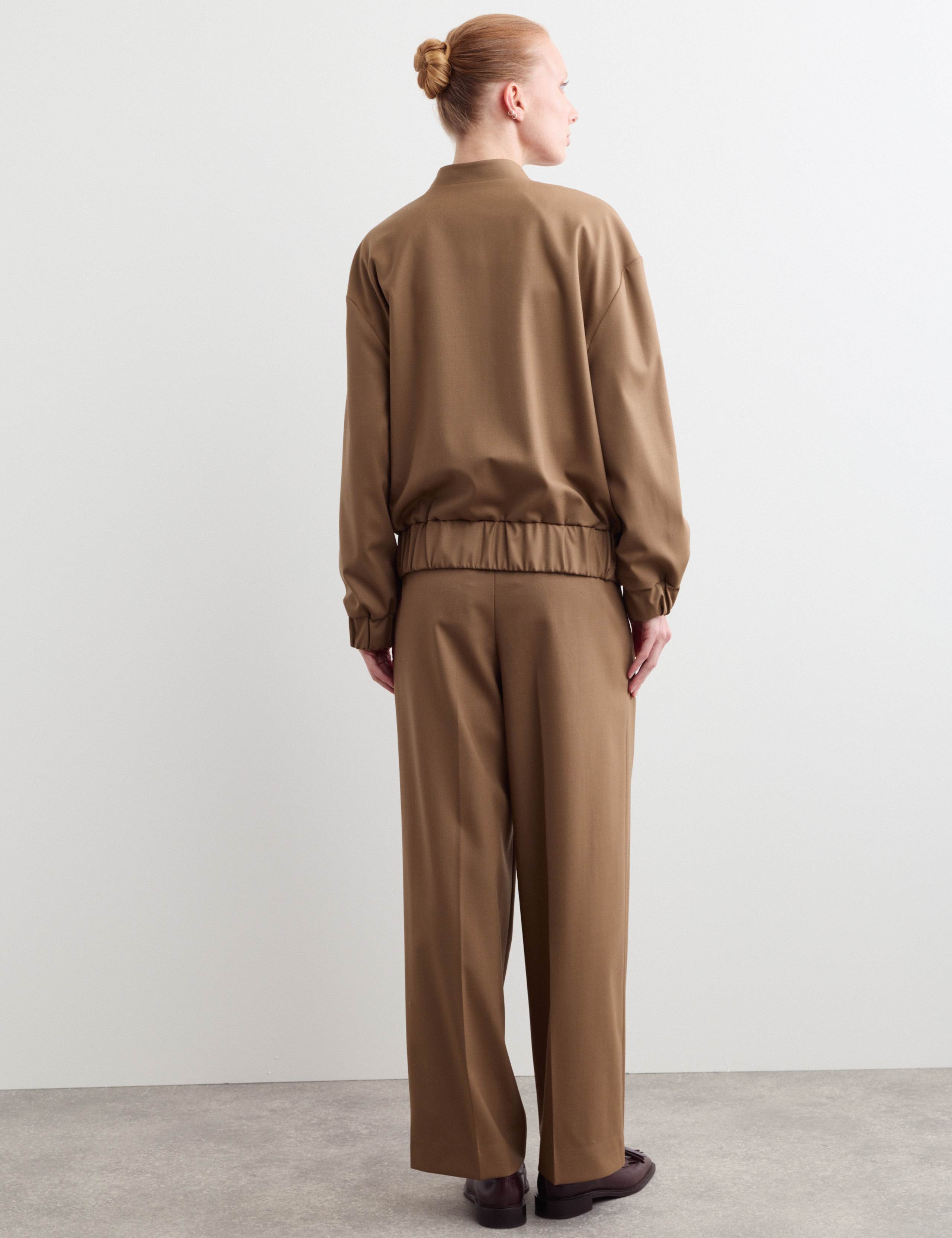 Wool Rich Relaxed Bomber Jacket 7 of 8