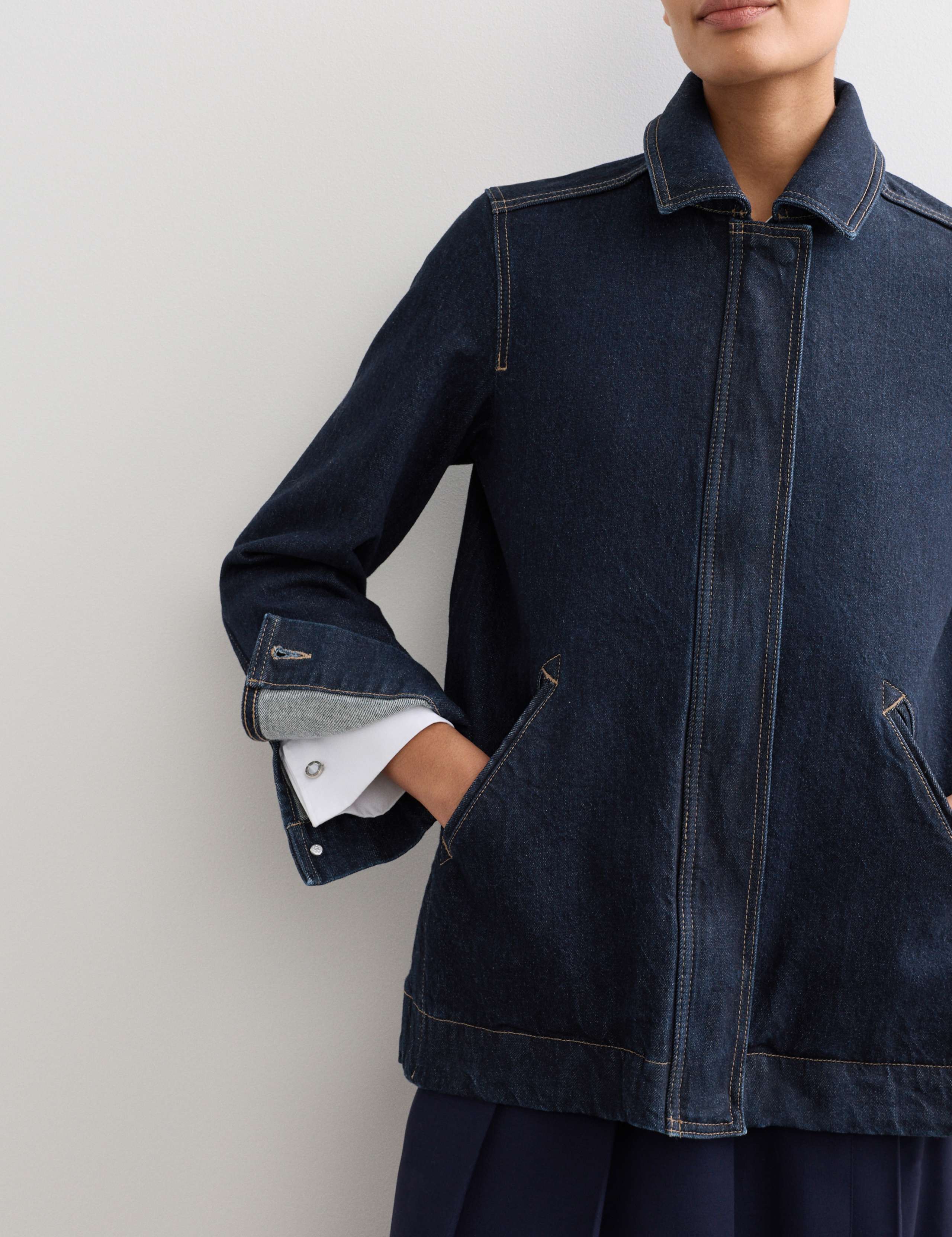 Denim Trucker Jacket 3 of 8