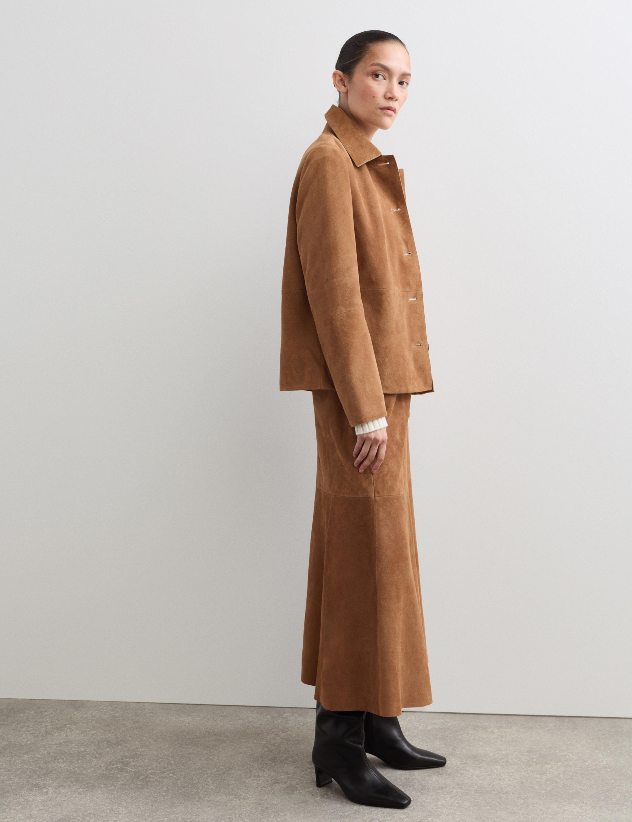 Suede Collared Jacket 5 of 7